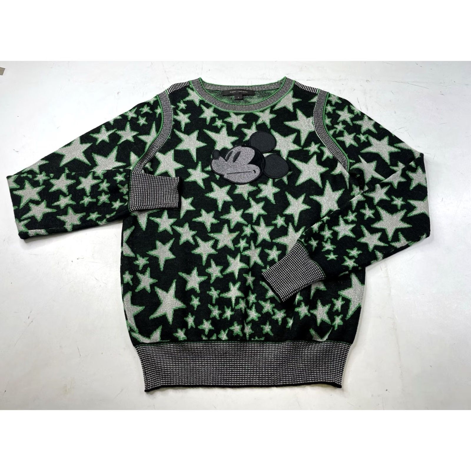 Marc Jacobs Marc Jacobs Sweater Womens Size S Regular Pullover Wool Mickey Mouse Stars Multicolor Sweatshirt Size S / US 4 / IT 40 - 6 Thumbnail