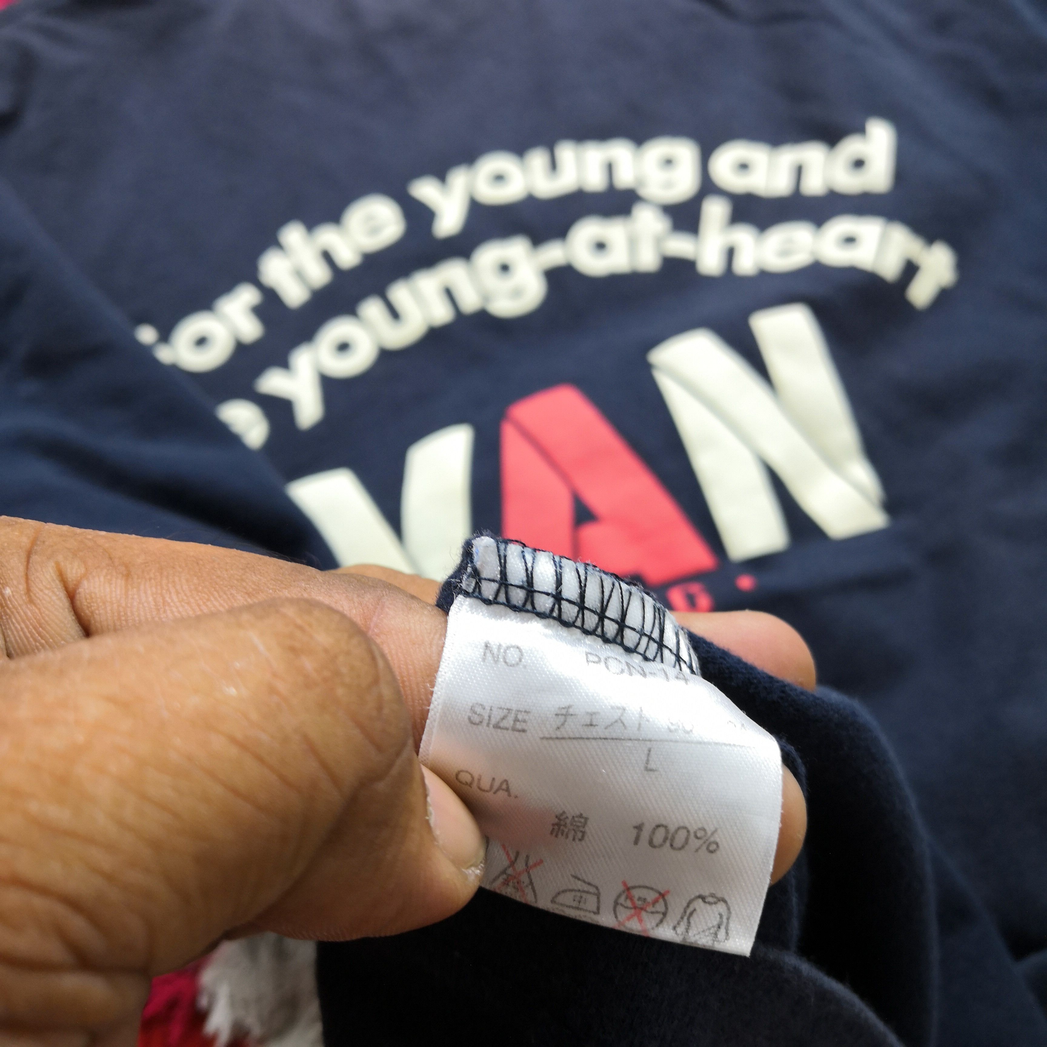 Japanese Brand Vintage 90s VAN JAC T-Shirt Luxury Brand Crewneck Tees Size US M / EU 48-50 / 2 - 5 Thumbnail