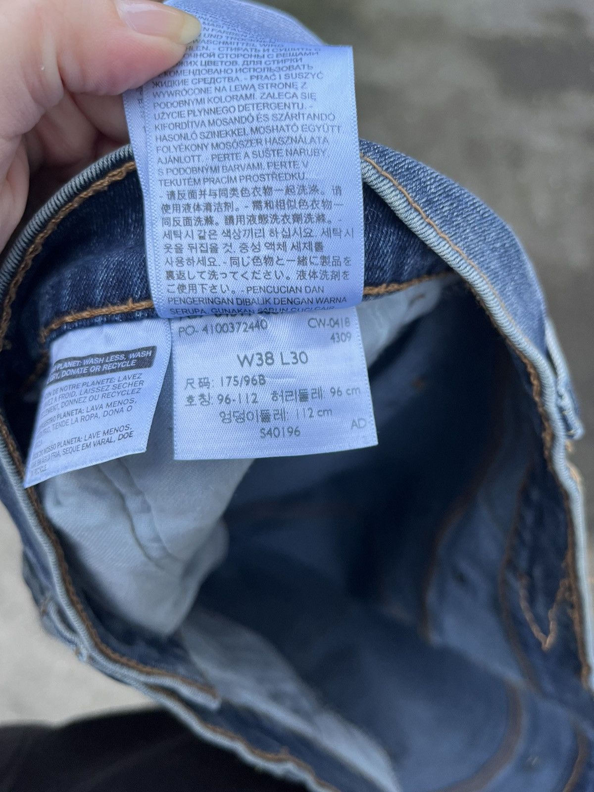 Levi's Distressed Cut Off Levi Jean Shorts Size US 38 / EU 54 - 3 Thumbnail