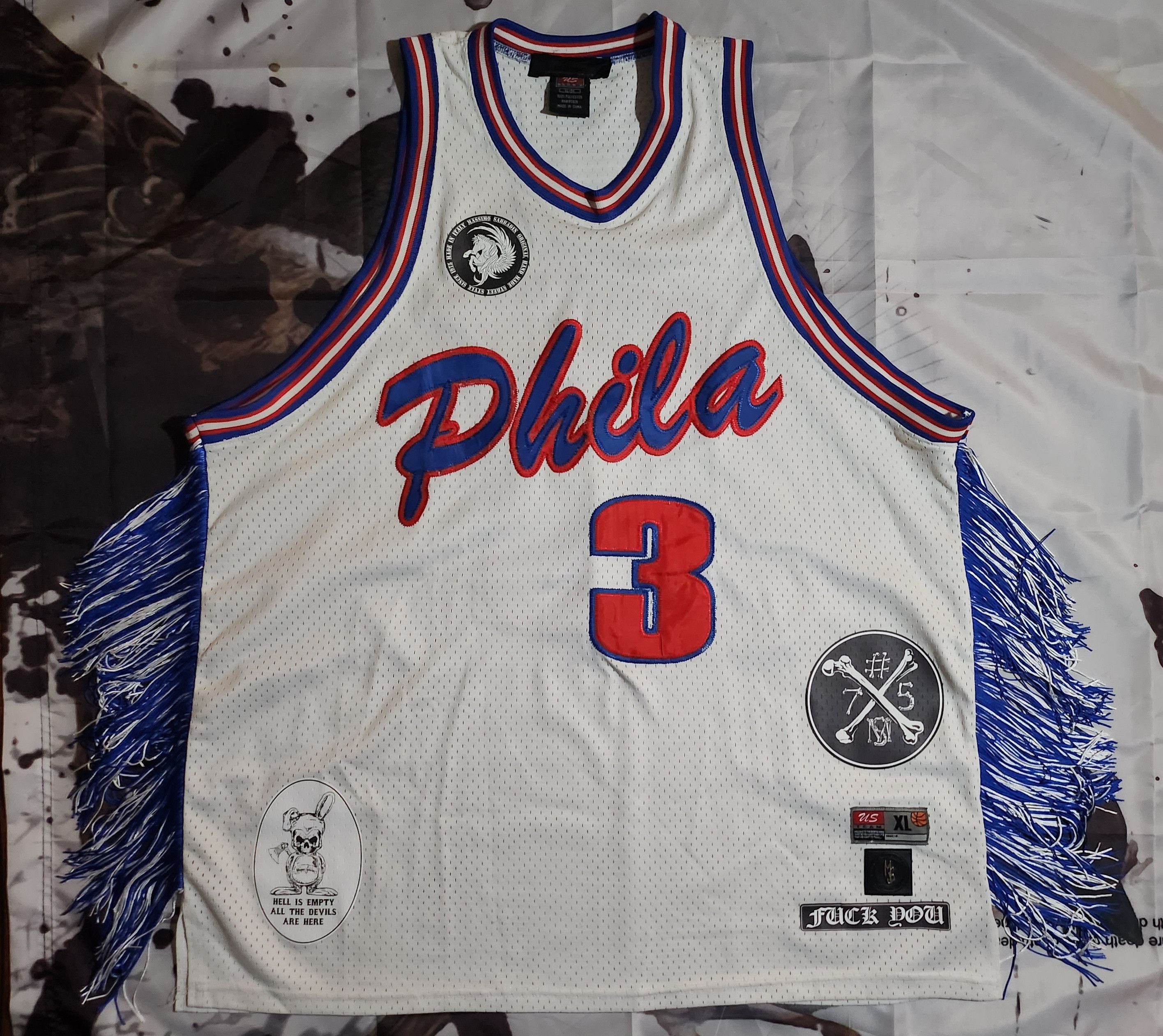 Massimo Sabaddin USA Phila Basketball Jersey