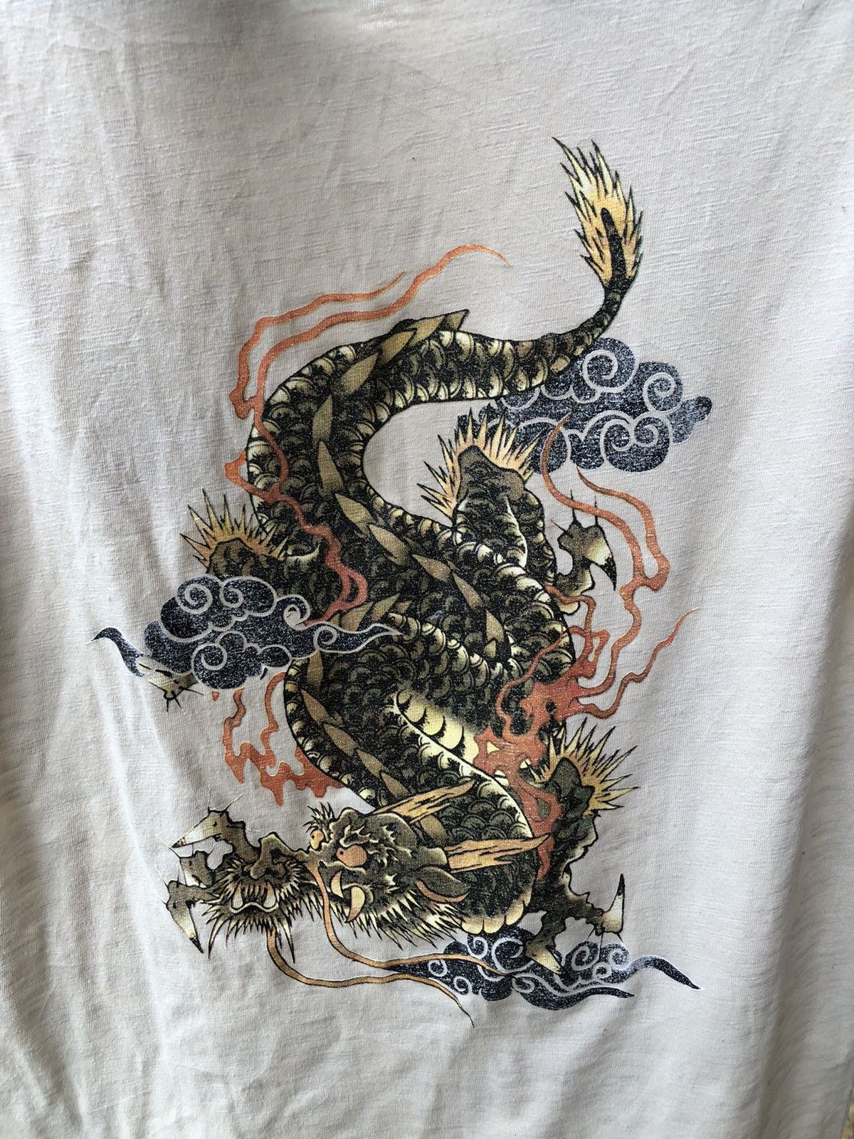 Japanese Brand Contribe Dragon Tshirt Size US M / EU 48-50 / 2 - 8 Thumbnail