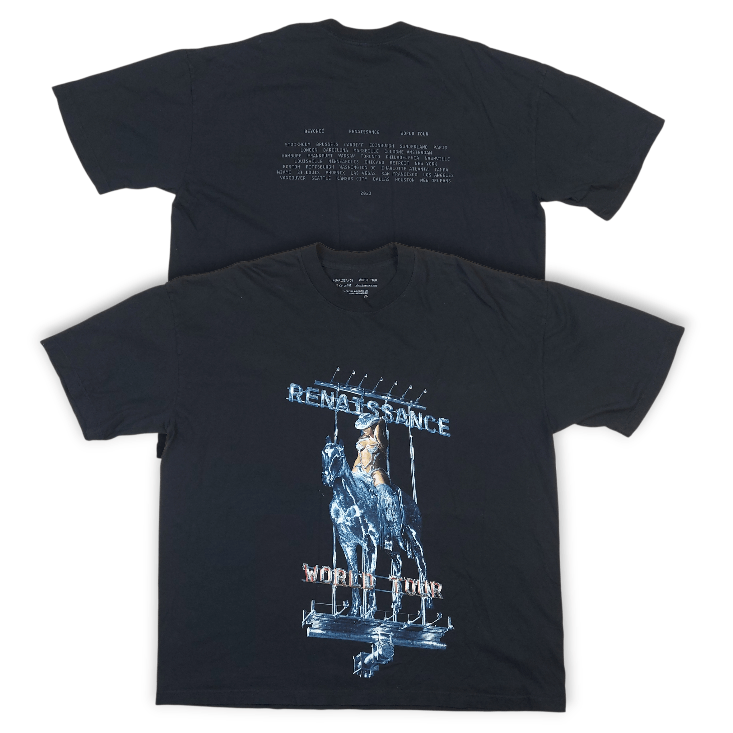 Beyonce Official 2023 Beyoncé Renaissance World Tour TEE Size US XXL / EU 58 / 5 - 1 Thumbnail