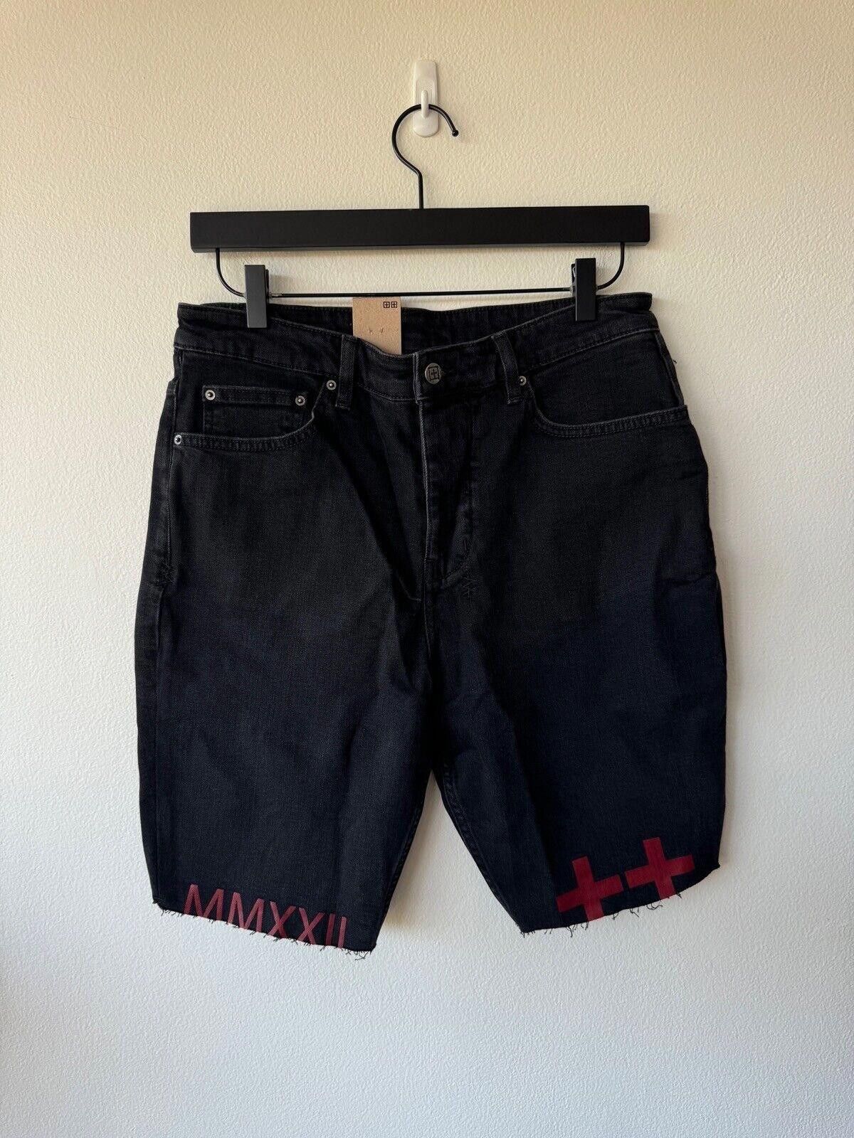 Ksubi new Ksubi mens denim Wolf Short 31 black world tour red Size US 31 - 1 Thumbnail