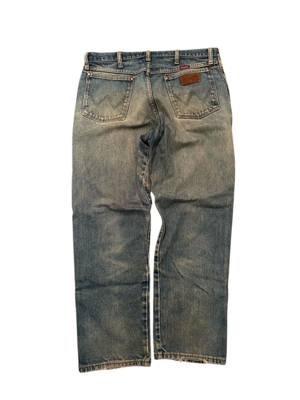 Other Vintage Rusty Fade Wrangler Jeans Size US 34 / EU 50 - 2 Thumbnail