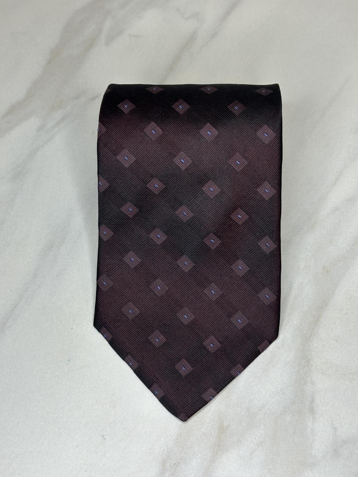XMI Platinum Vintage XMI for Nordstrom 100% silk tie plum/lilac/lt blue Size ONE SIZE - 1 Thumbnail