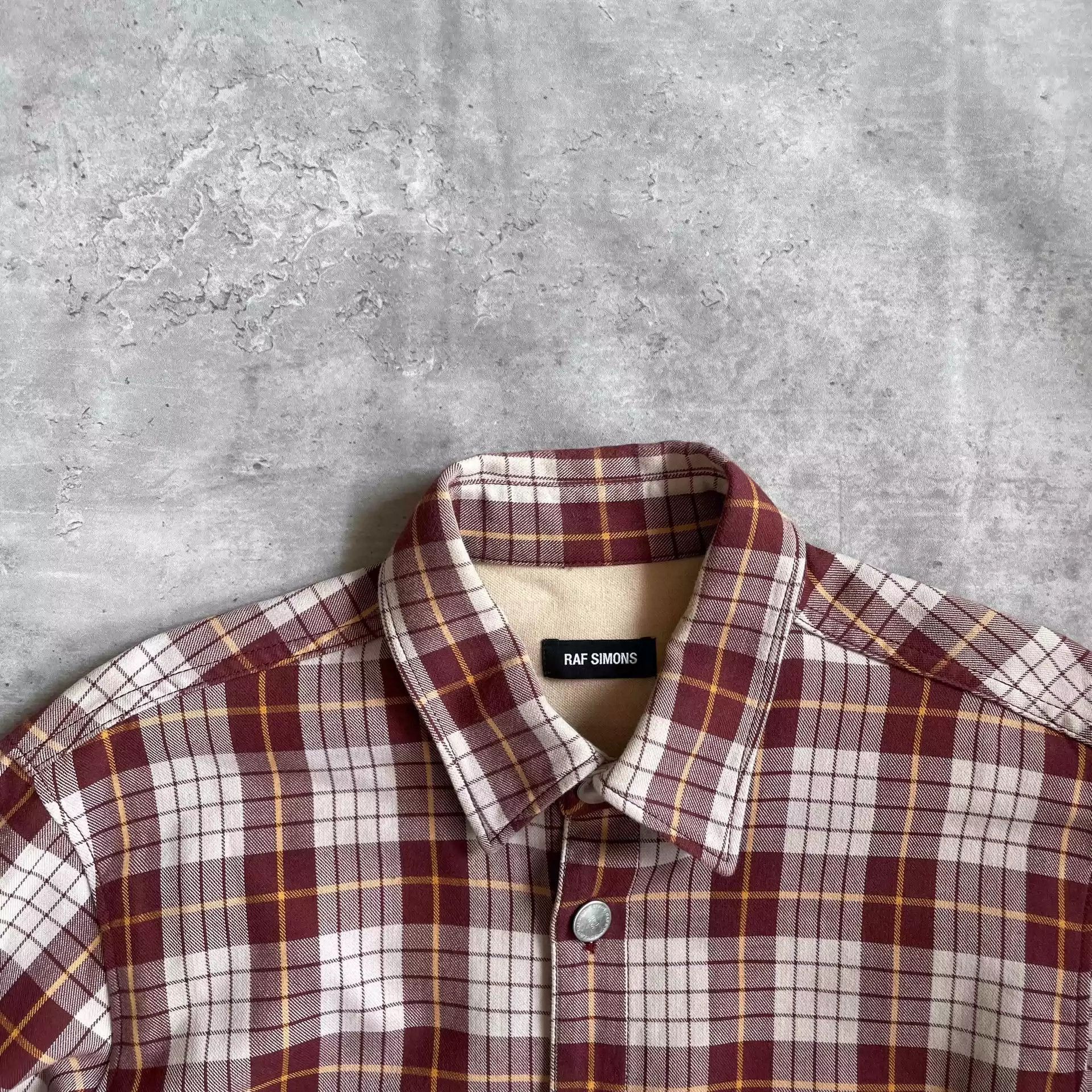 Raf Simons Raf Simons 18ss plaid leather shirt jacket-2505 Size US L / EU 52-54 / 3 - 3 Thumbnail
