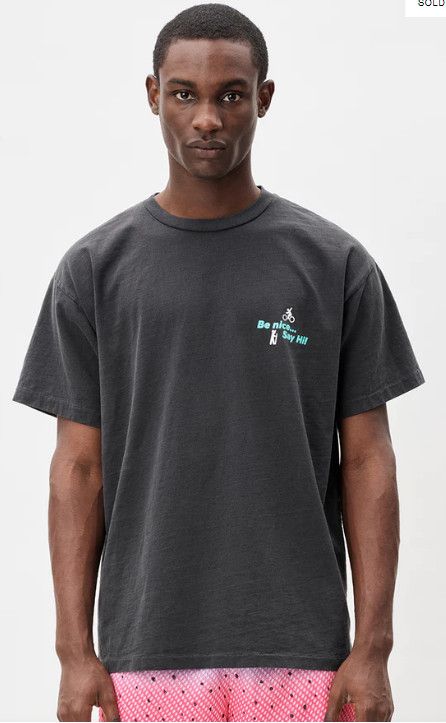 Image of John Elliott Share The Trail Tee in Washed Black, Men's (Size XS)