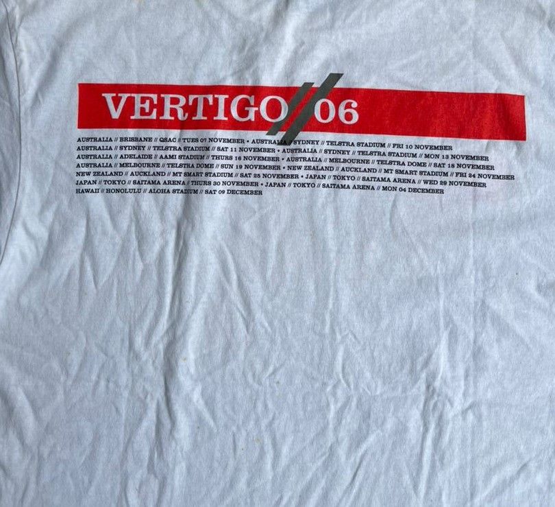 Band Tees × Vintage Vintage 2006 U2 Vertigo Tour Size US L / EU 52-54 / 3 - 8 Thumbnail