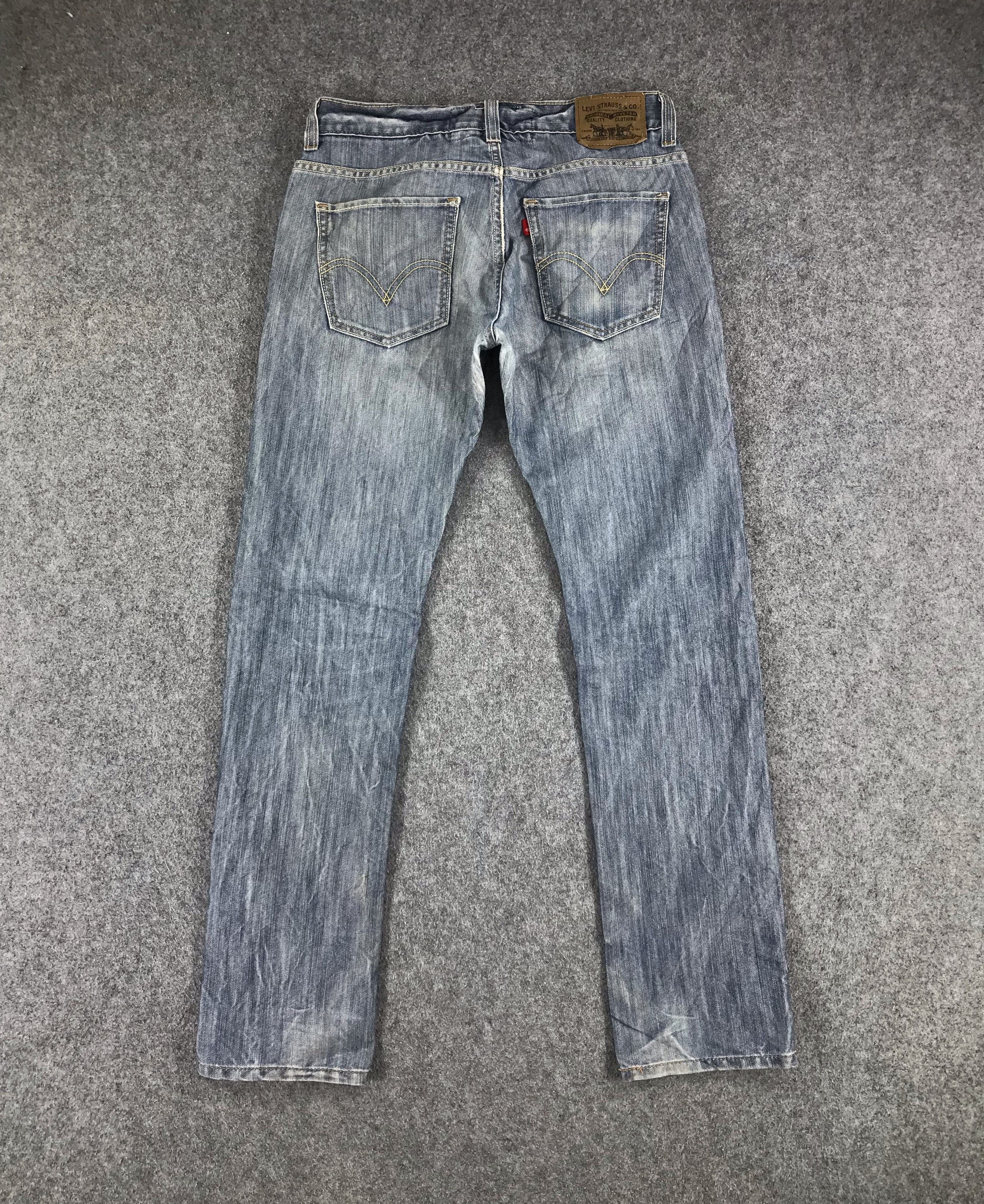 Levi's Vintage Levis 511 Jeans Faded Blue Skinny Jeans KJ248 Size US 31 - 2 Thumbnail