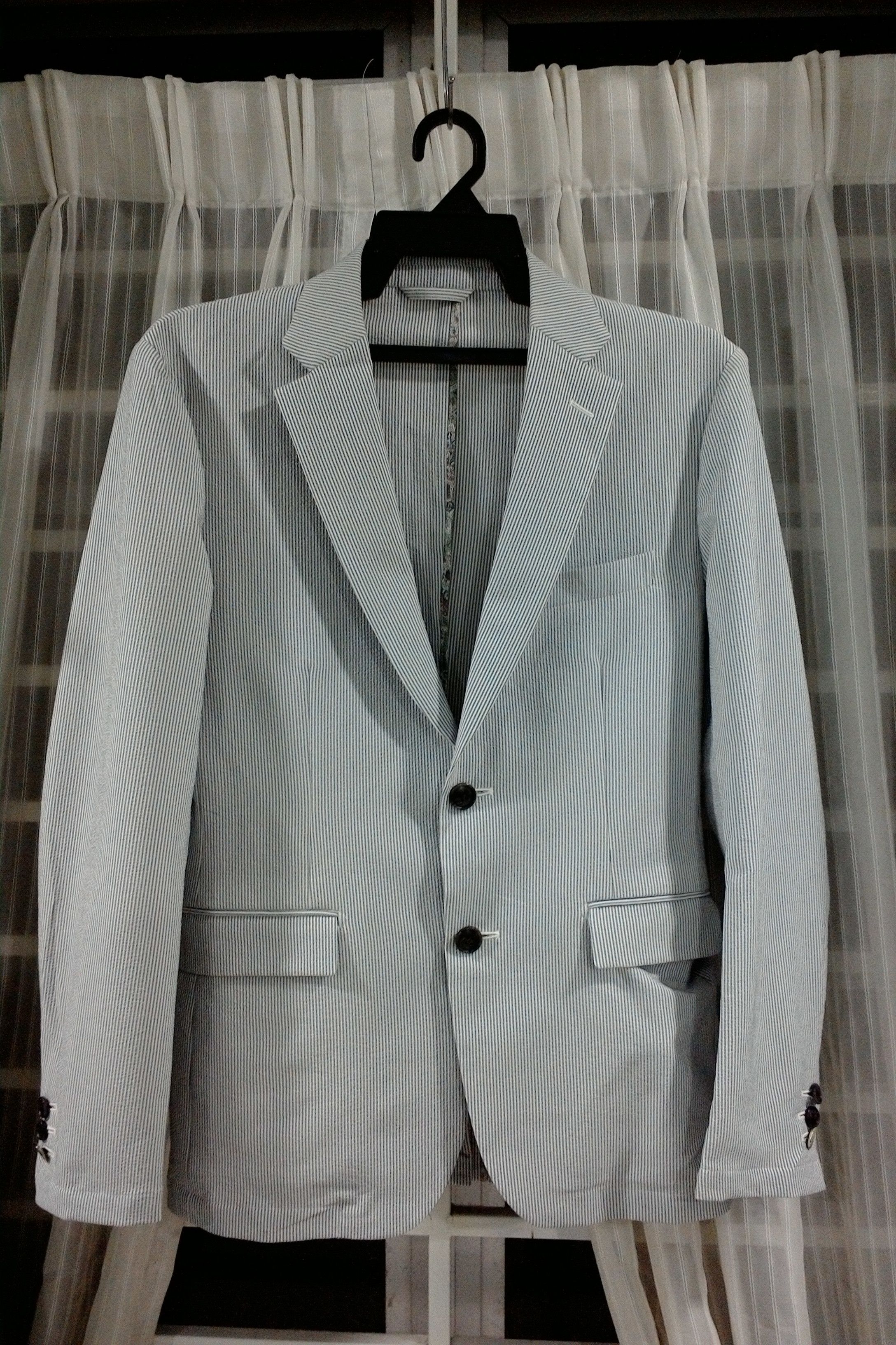 Issey Miyake × Japanese Brand × Tete Homme Vintage Tete Homme thin Blazer Jacket Size US S / EU 44-46 / 1 - 1 Thumbnail
