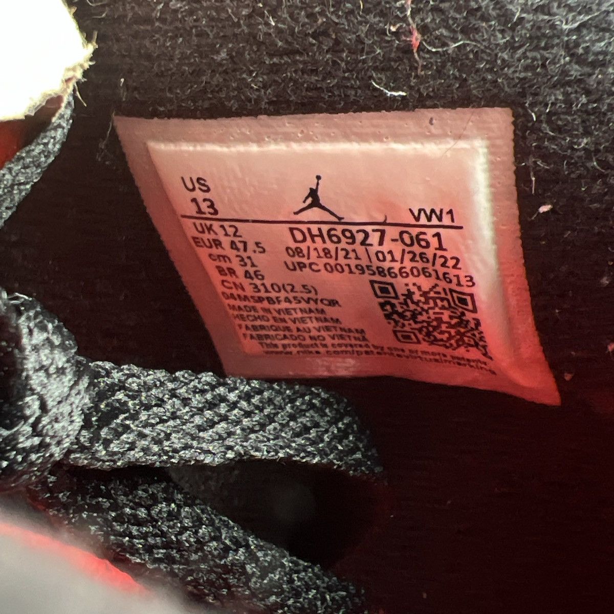 Jordan Brand Air Jordan 4 Infrared Size US 13 / EU 46 - 9 Thumbnail