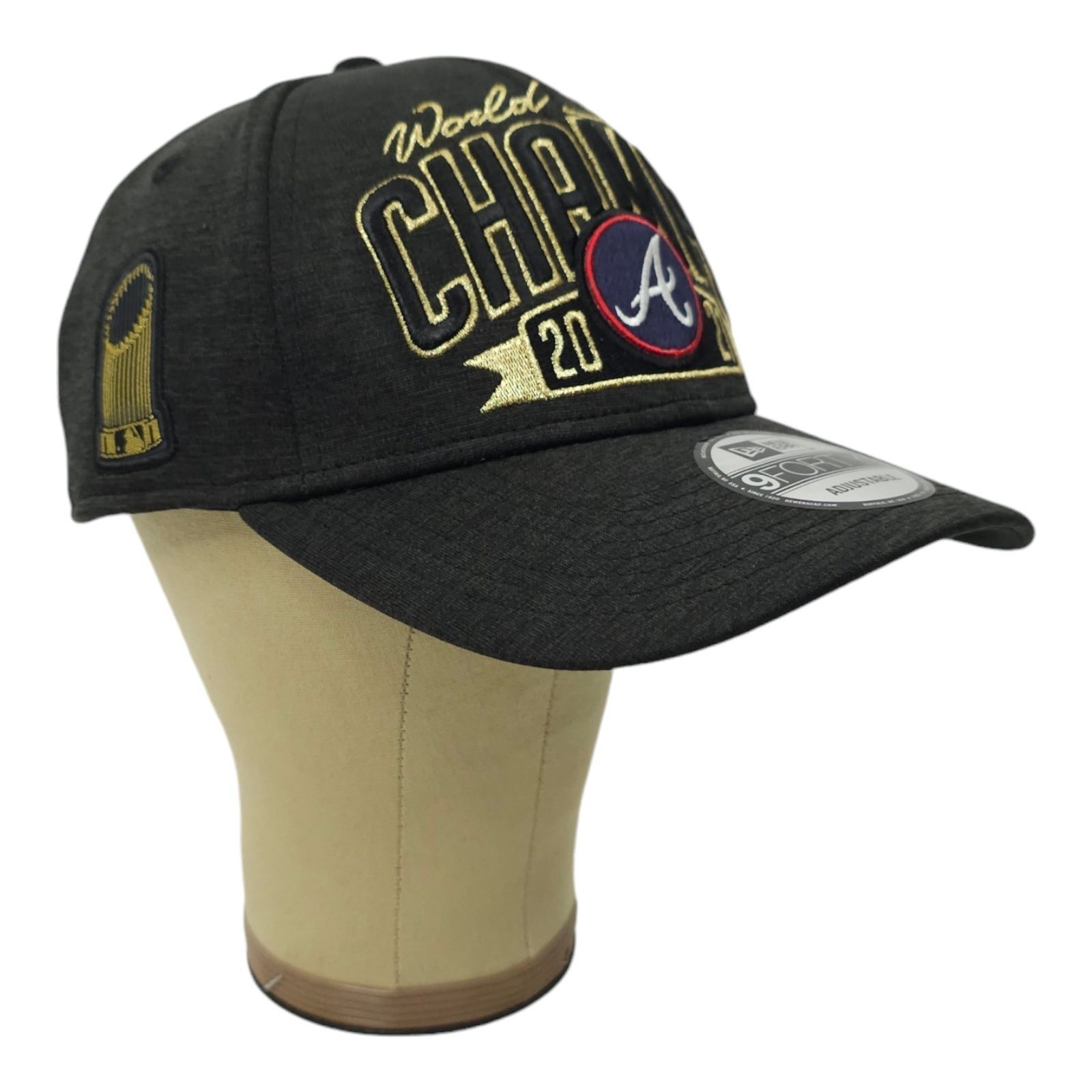 New Era Atlanta Braves Snapback Hat MLB 2021 World Series Champs Cap Size ONE SIZE - 3 Thumbnail