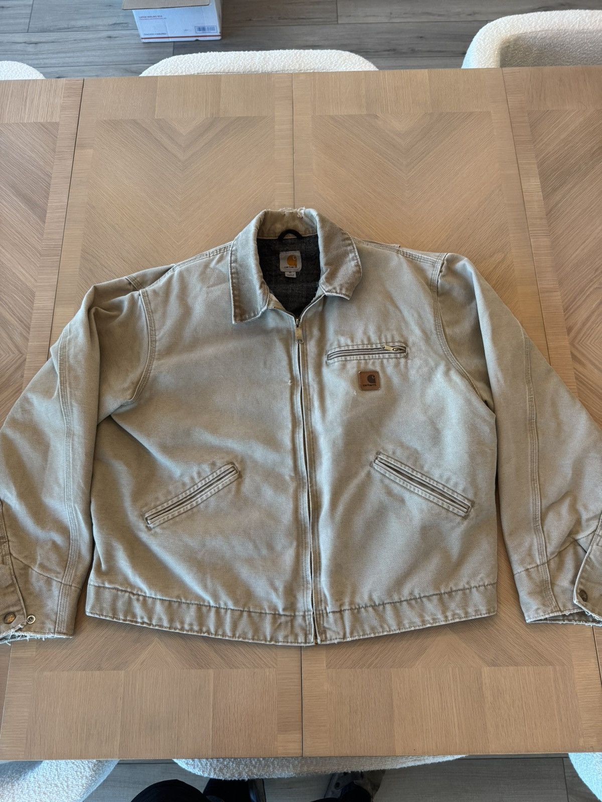 Carhartt × Vintage Tan Carhartt Detroit Size US XL / EU 56 / 4 - 1 Thumbnail