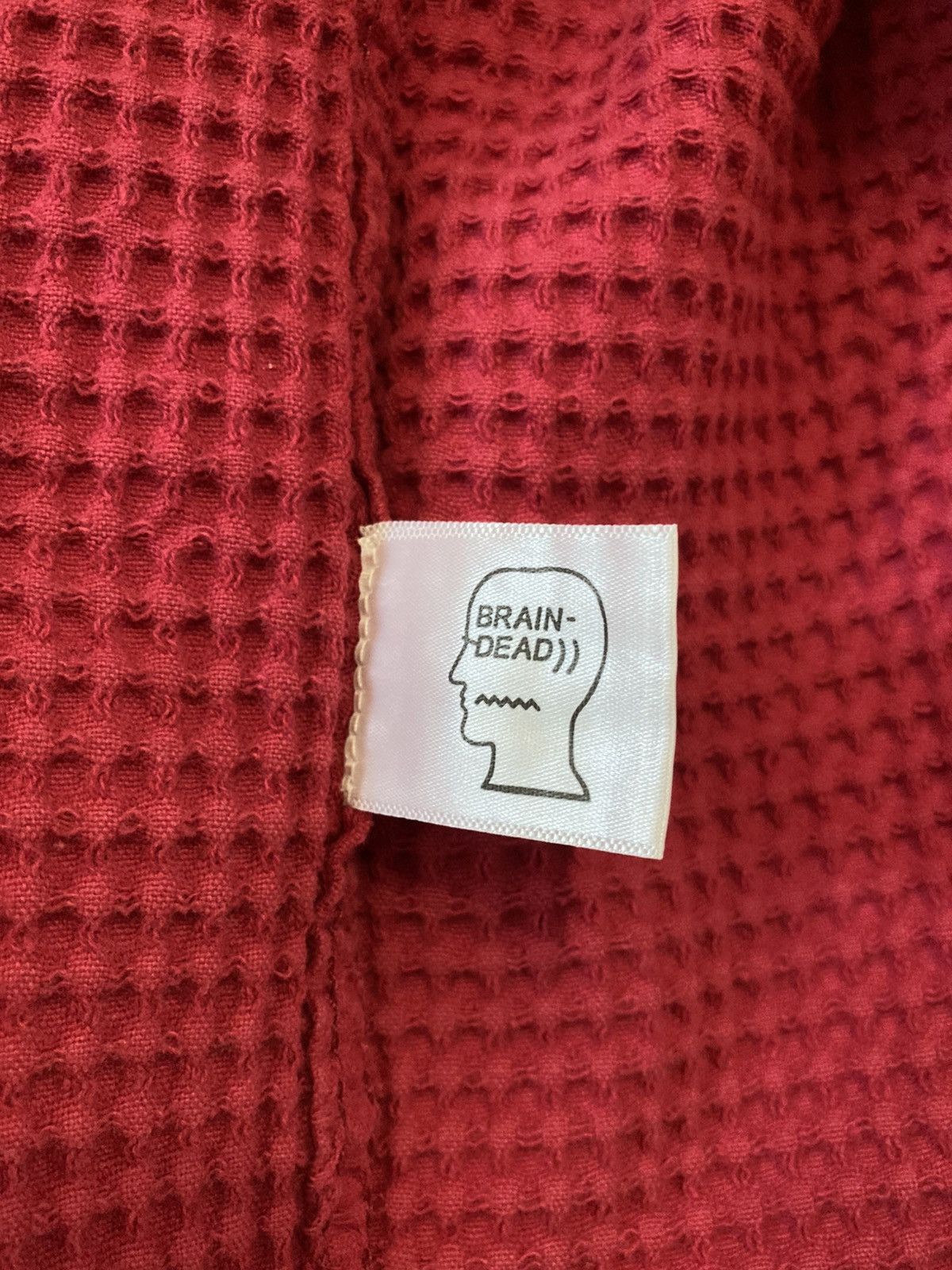 Brain Dead Waffle Button Front Shirt Berry Size US L / EU 52-54 / 3 - 5 Thumbnail