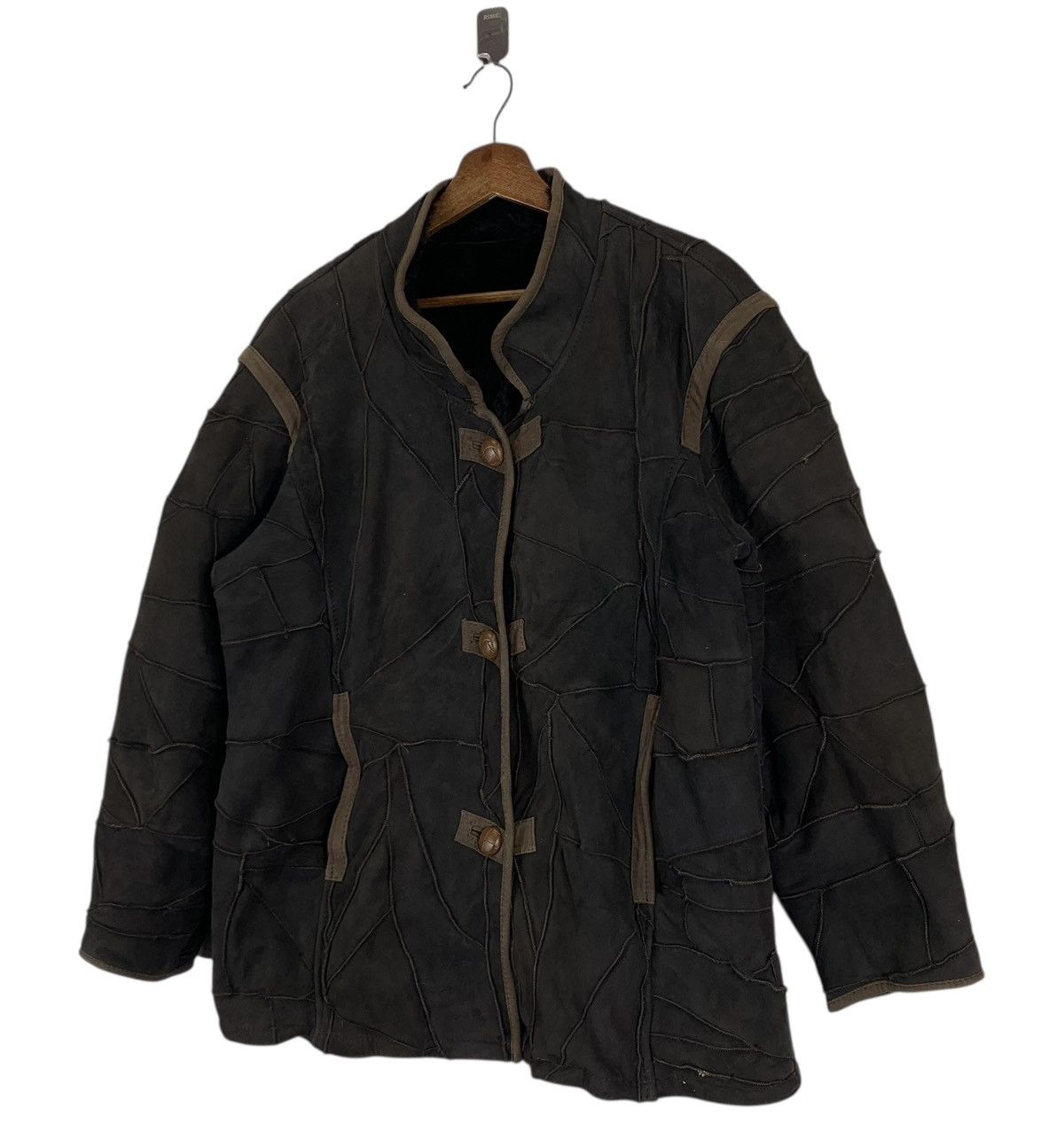 Leather VIntage Patch Work Leather Jacket Style Hai Sporting Gear Size US M / EU 48-50 / 2 - 2 Thumbnail