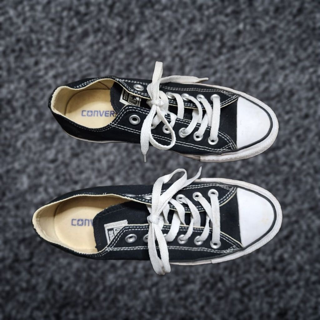 Converse Converse All Star Sneaker Unisex Adults Black Low Top M 6 Shoes BK Casual Sneakers Chuck Taylor Size US S / EU 44-46 / 1 - 1 Thumbnail
