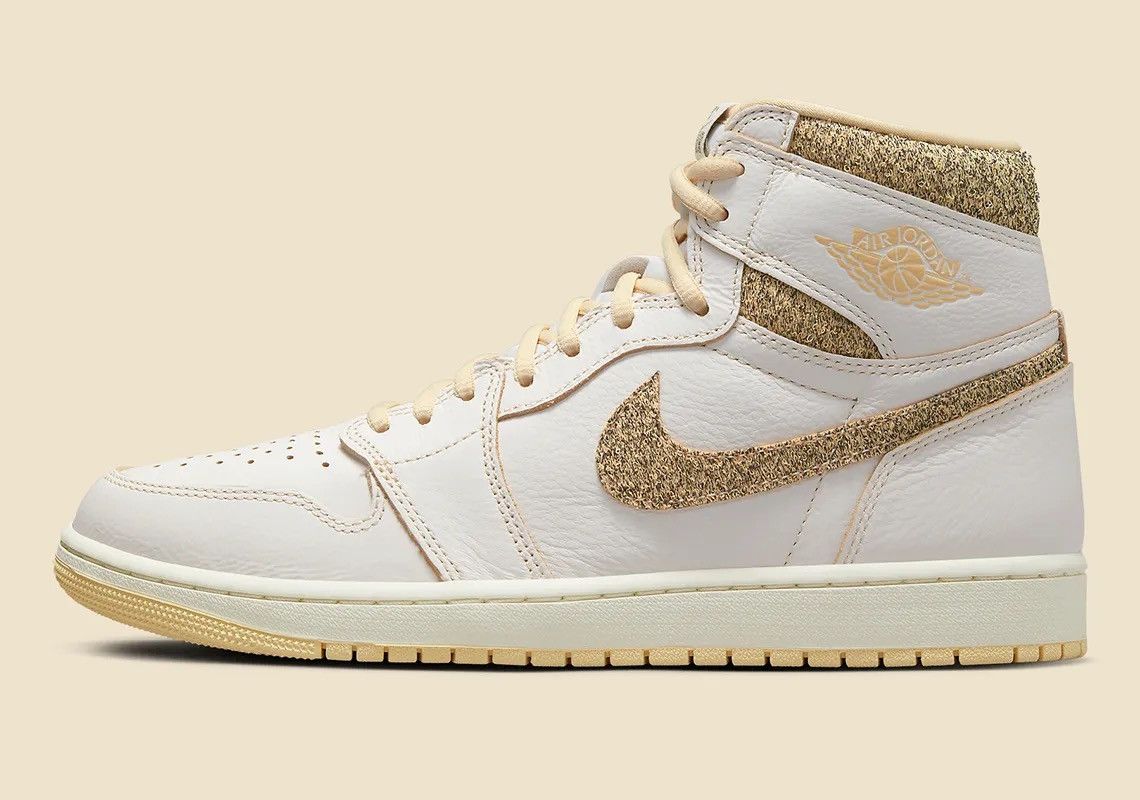 Jordan Brand × Nike AJ1 HiGH CRAFT ViBRATiONS OF NAiJA SAiL PALE VANiLLA CREAM Size US 9.5 / EU 42-43 - 19 Thumbnail