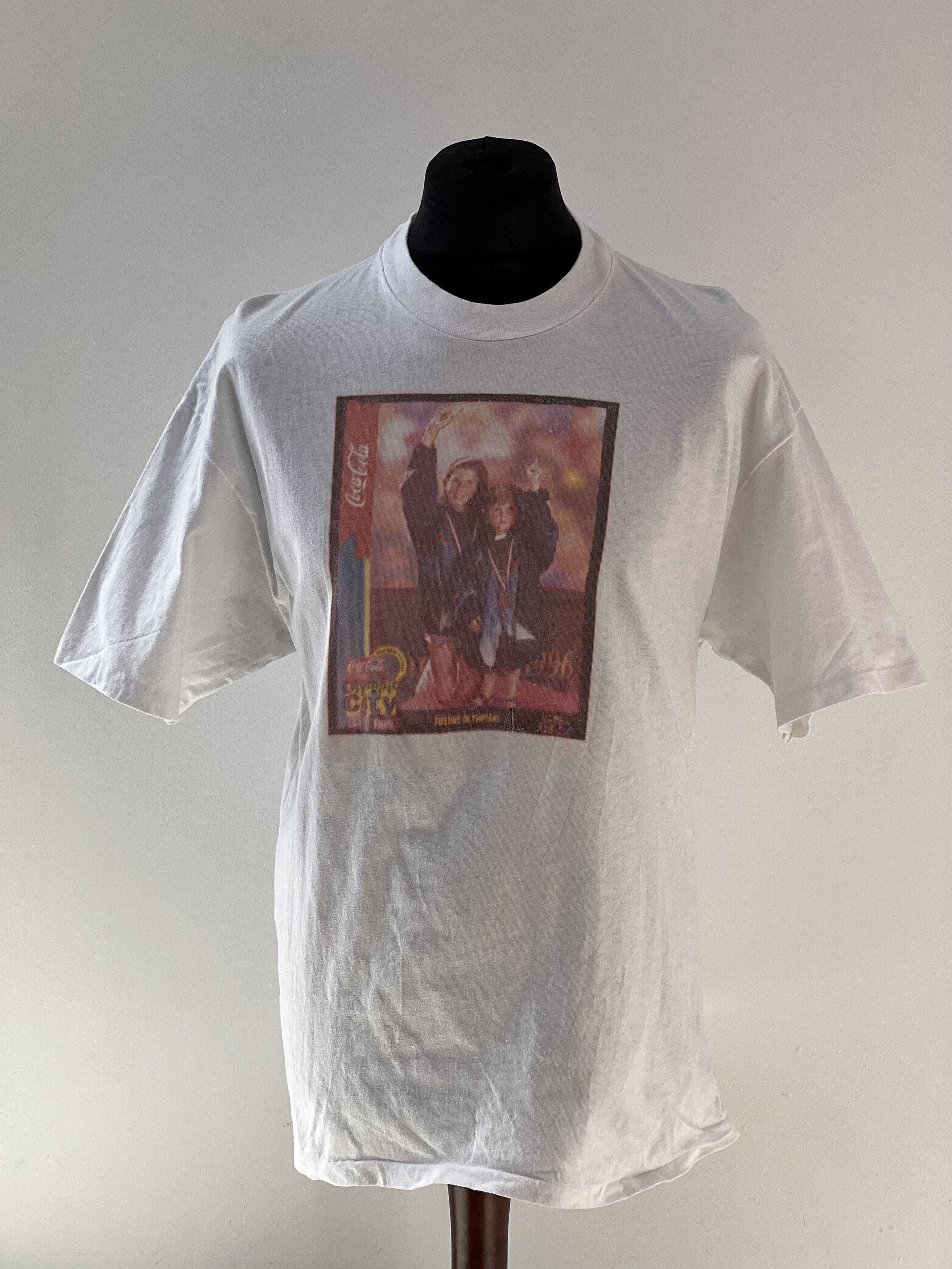 Coca Cola × Hanes HANES x Coca Cola vintage t-shirt Size US XL / EU 56 / 4 - 7 Thumbnail