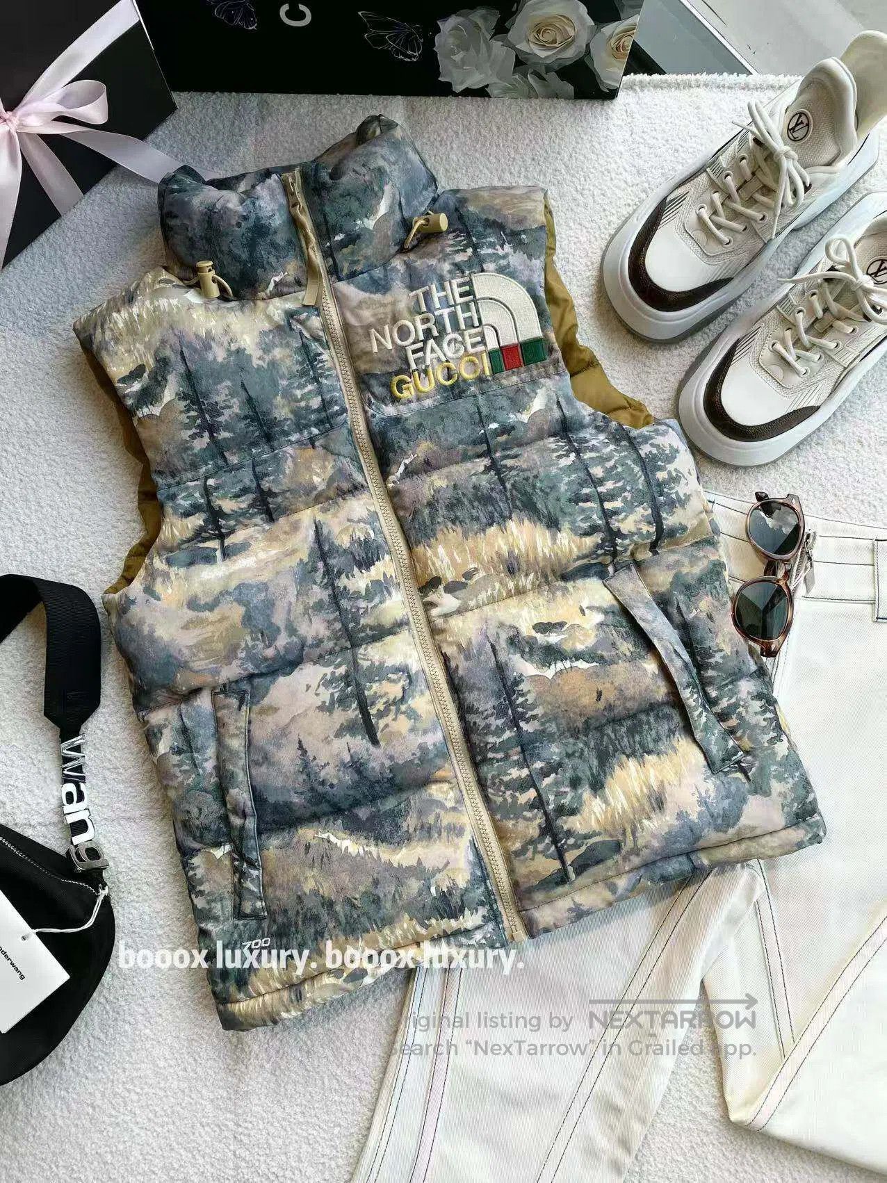 Gucci Guicci Co-branded floral down vest| Size XS / US 0-2 / IT 36-38 - 1 Thumbnail