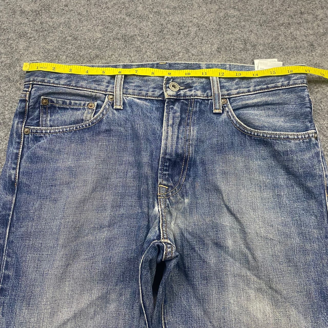 If Six Was Nine 💥Best Offer💥Vintage Uniqlo Jeans Distressed Denim Size US 34 / EU 50 - 4 Thumbnail