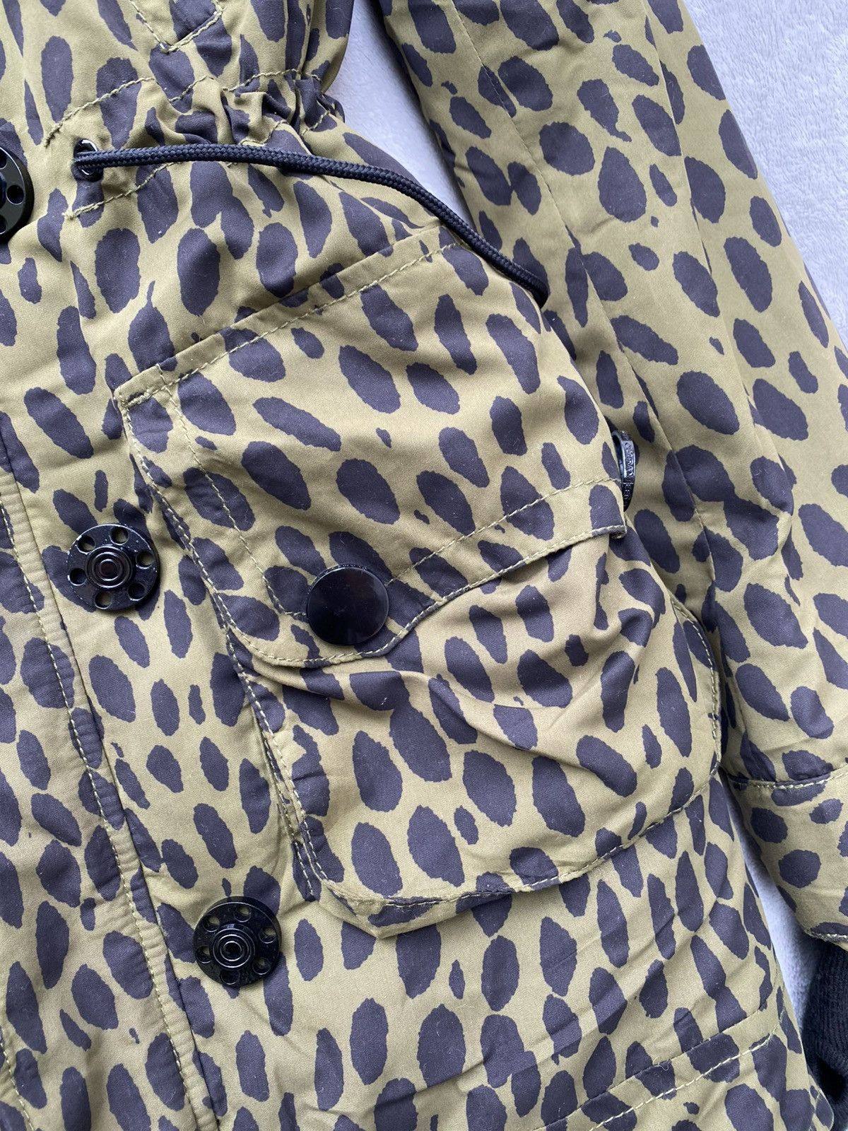 SLY Sly Leopard Print Fur Hood Parka Size S / US 4 / IT 40 - 8 Thumbnail
