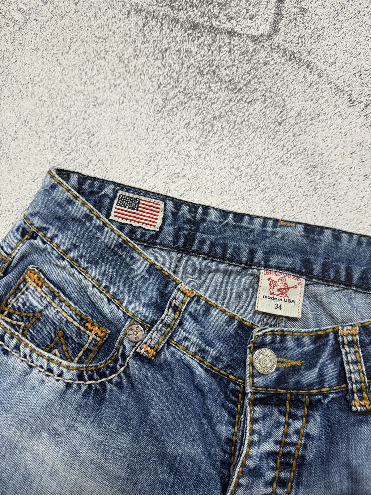 True Religion Vintage Y2K True Religion “Billy Super T” Baggy Jeans Size US 34 / EU 50 - 10 Thumbnail