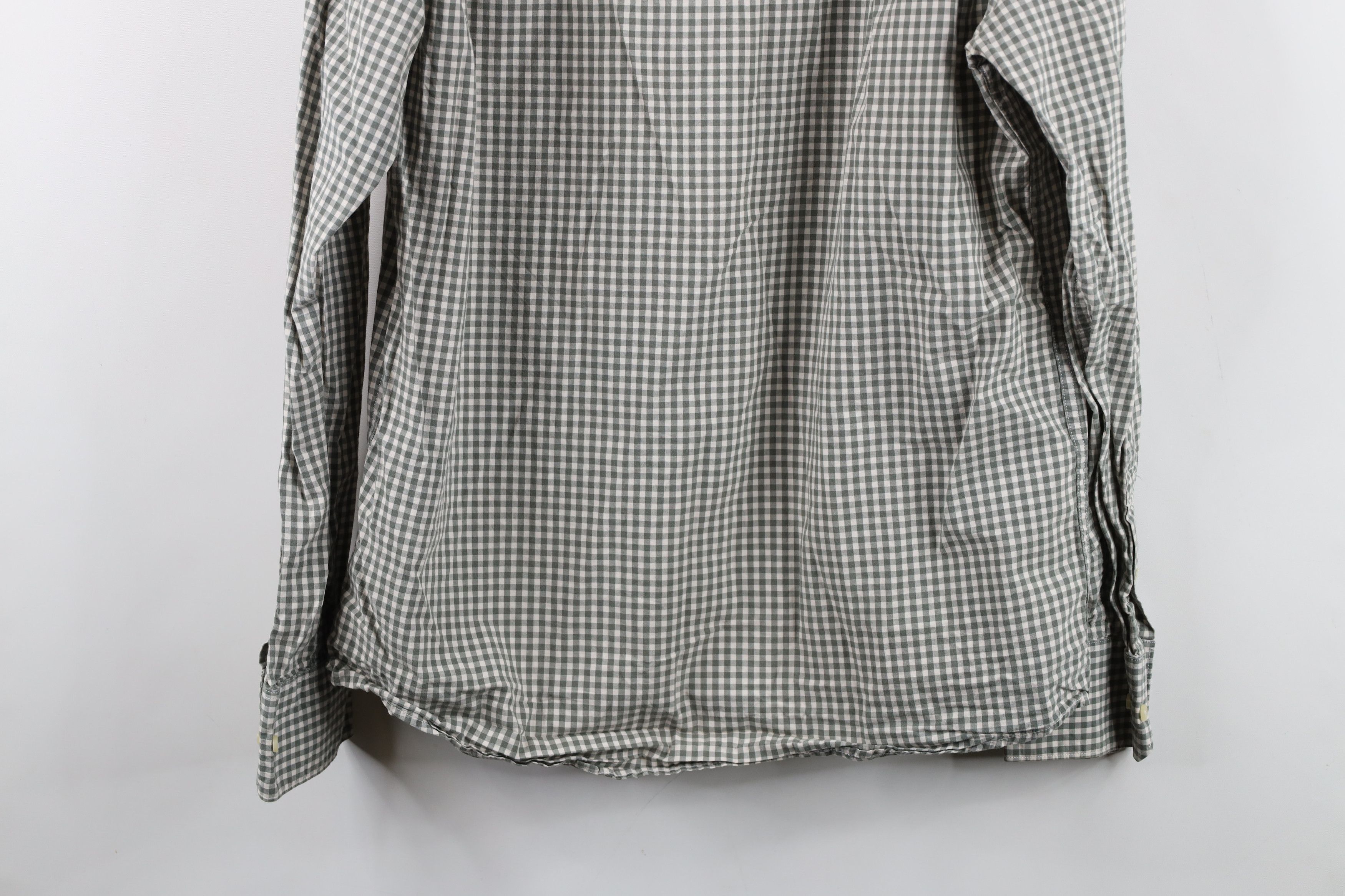 Barbour Barbour Spell Out Gingham Plaid Collared Button Down Shirt Size US S / EU 44-46 / 1 - 15 Thumbnail