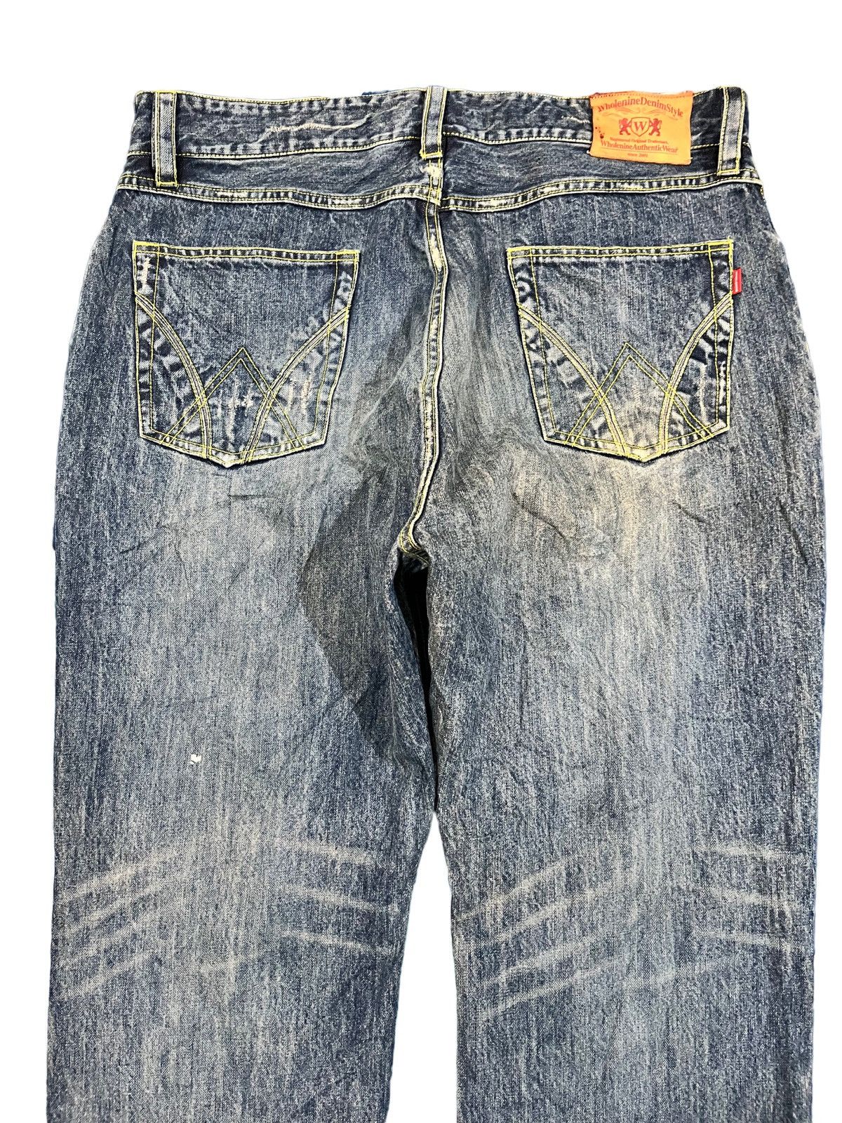 POST ARCHIVE FACTION (PAF) Vintage Wholenine Denim Style Splatter jeans Size US 36 / EU 52 - 6 Thumbnail