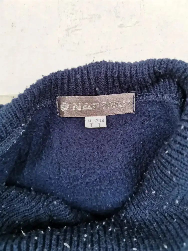 Habitat Naf Naf Habitat Embroidered Logo Sweatshirt Size US XL / EU 56 / 4 - 4 Thumbnail