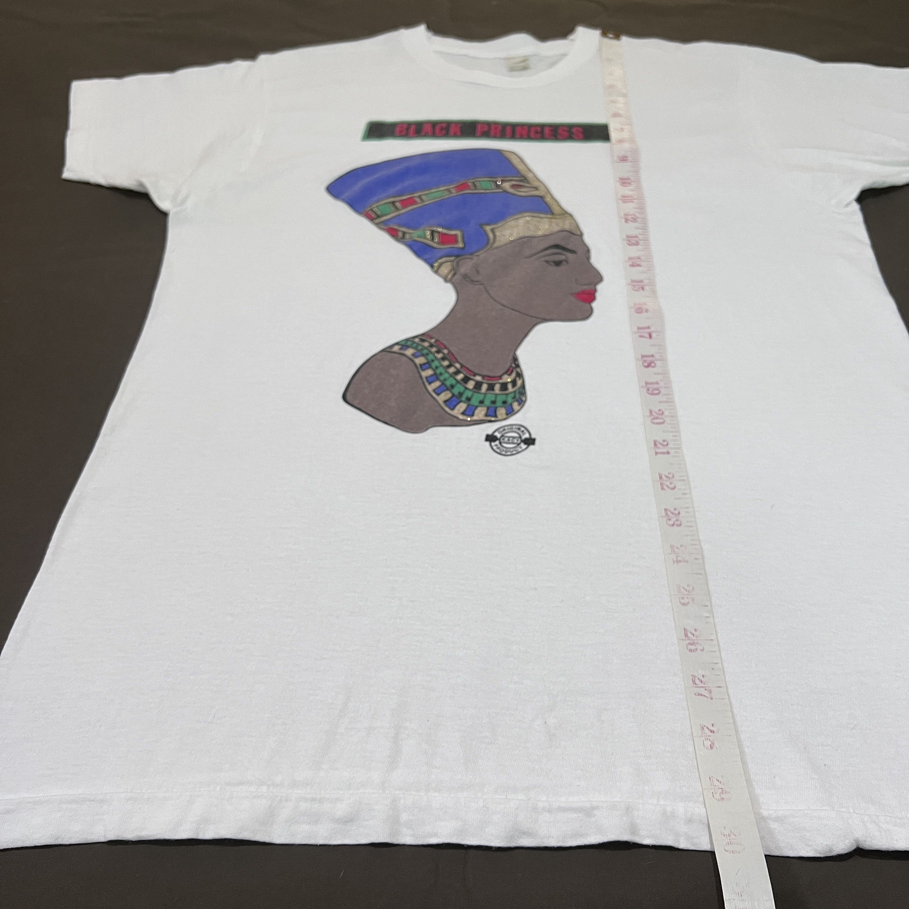 Vintage Vintage 90s Nefertiti Black Woman Queens of Ancient Tee Size US XL / EU 56 / 4 - 7 Thumbnail