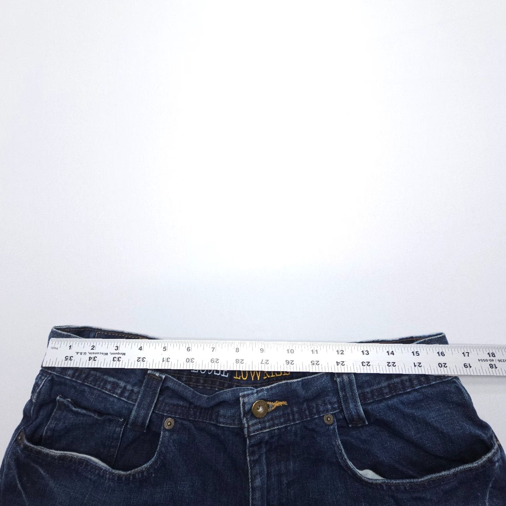 Vintage Urban Up Urban Pipeline Up Jeans Mens 32 x 30 Dark Blue Denim 90s Straight Relaxed Baggy Rise Mid 10-12 in Zip 5-Pocket Logo Comfort Vintage No Size US 32 / EU 48 - 7 Thumbnail
