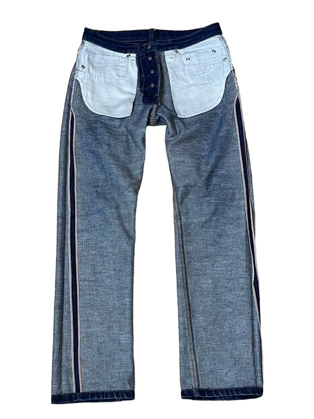 A.P.C. A.P.C NEW STANDARD BUTTON REDLINE SELVEDGE JEANS Size US 29 - 4 Thumbnail