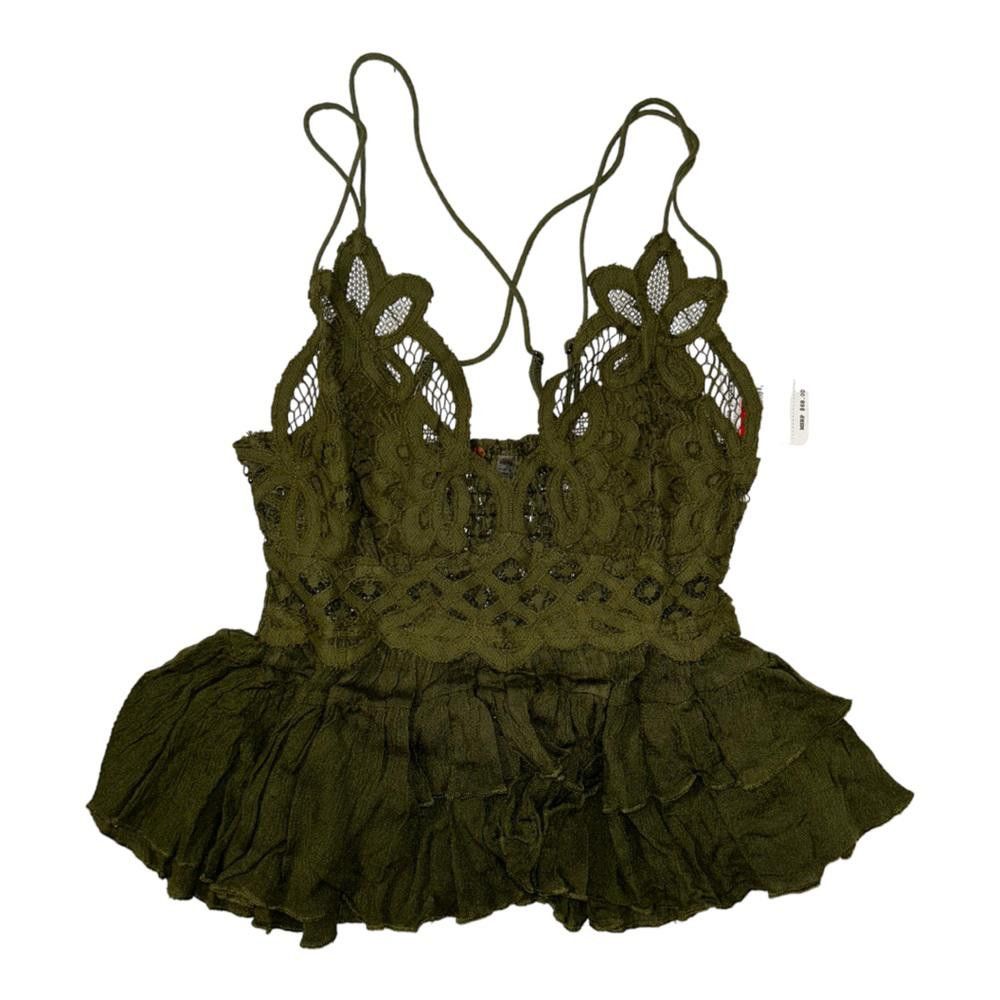 Free People Free People l NWT Adella Cami In Army XS Size XS / US 0-2 / IT 36-38 - 2 Thumbnail