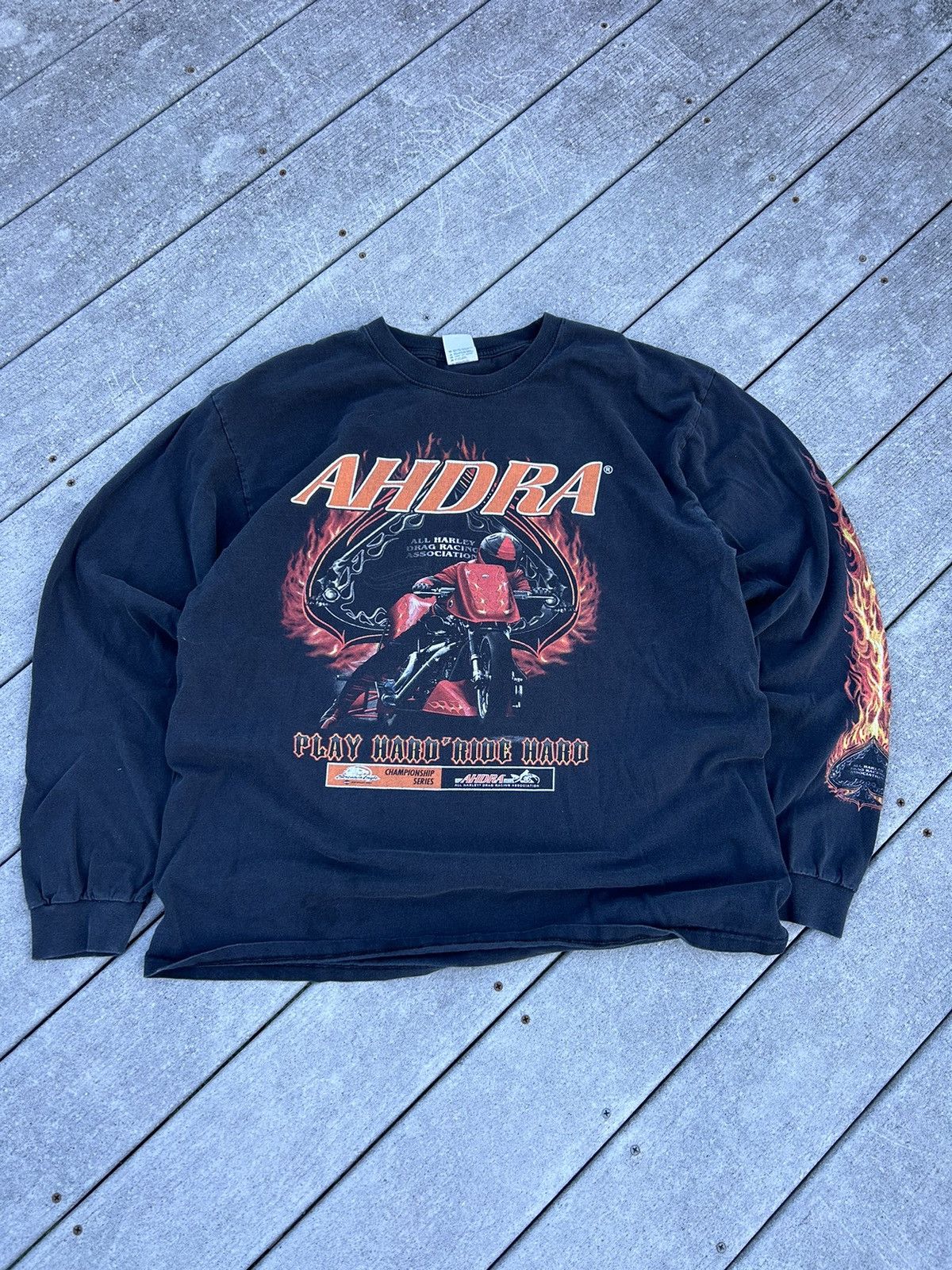 Harley Davidson × Vintage Vintage Harley Davidson shirt Size US XL / EU 56 / 4 - 1 Thumbnail