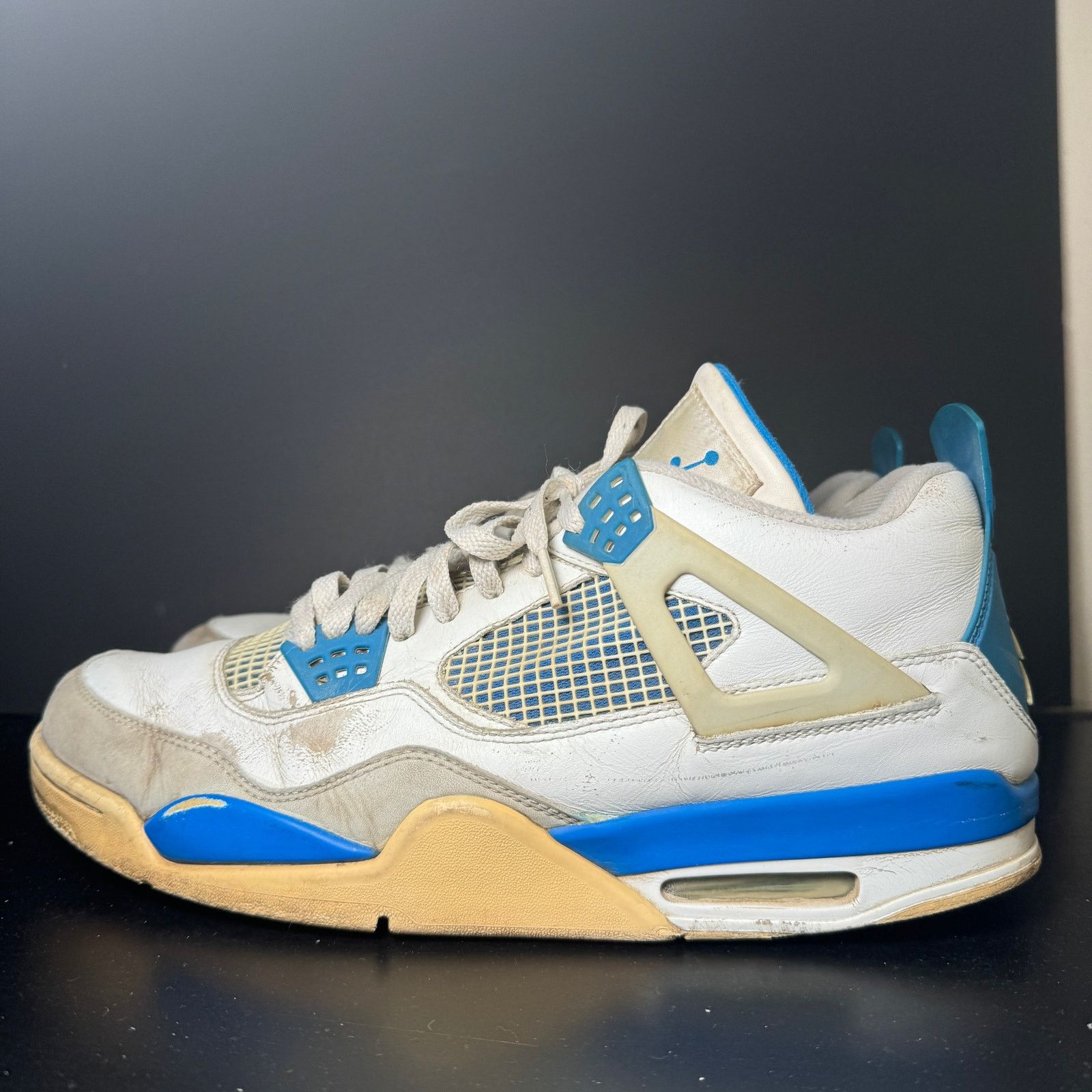 Jordan Brand × Nike Size 13 - Air Jordan 4 Retro Military Blue 2012 Men's Shoes Size US 13 / EU 46 - 10 Thumbnail