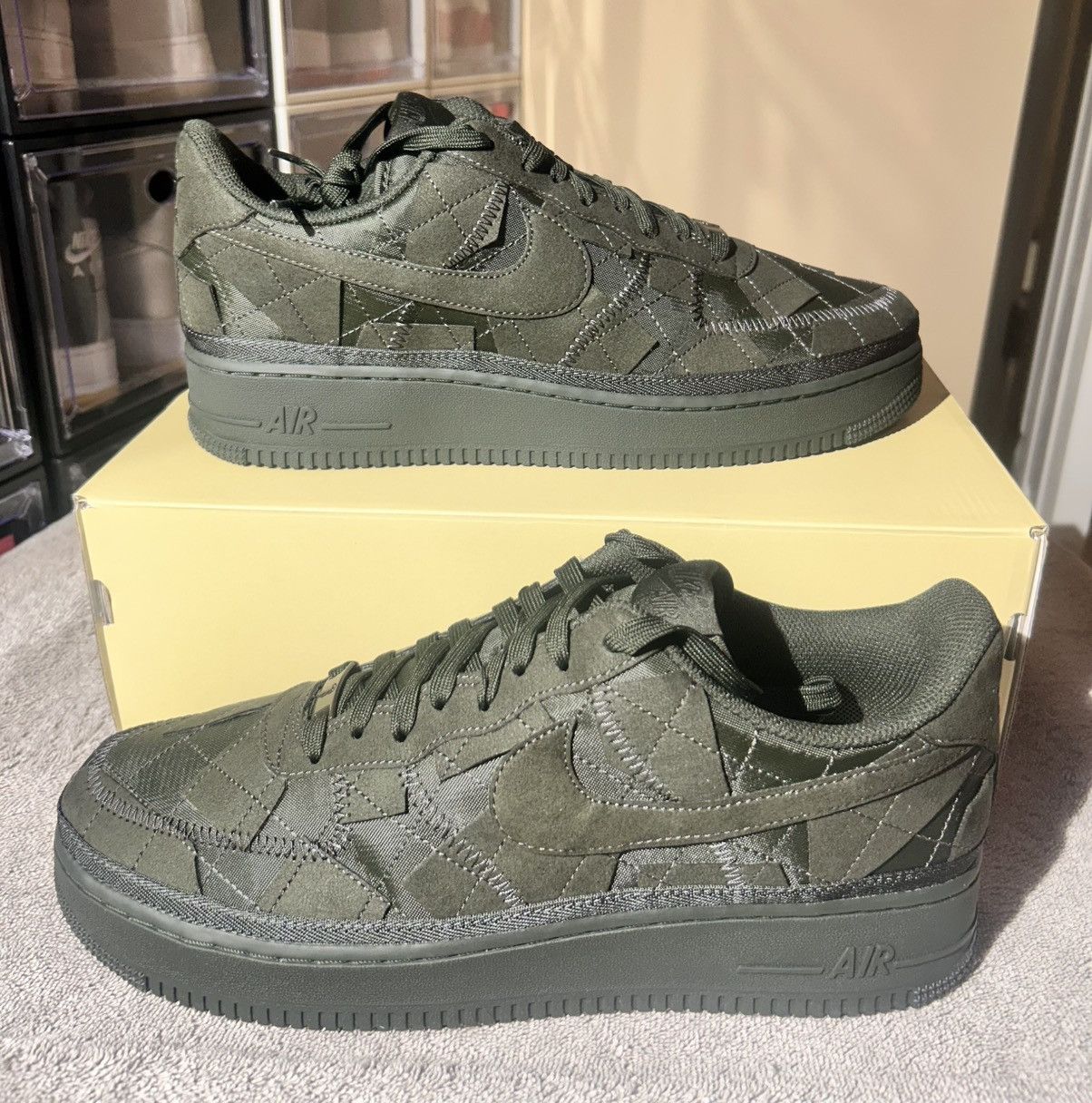 Billie Eilish × Nike Nike x Billie Eilish Air Force 1 Low "Sequoia" Size US 12 / EU 45 - 2 Thumbnail