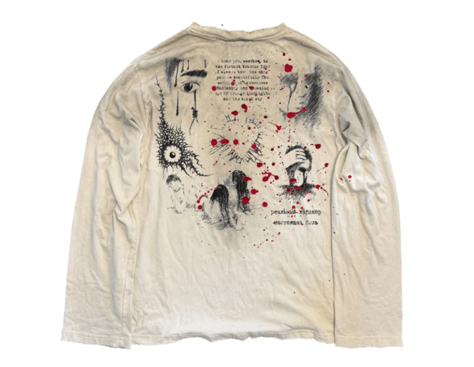 Japanese Brand Vintage Dirty Washed T-shirts 2025 Size US XL / EU 56 / 4 - 2 Thumbnail