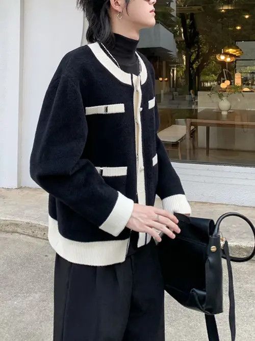 VIBE Black Cardigan Sweater Size US M / EU 48-50 / 2 - 4 Thumbnail