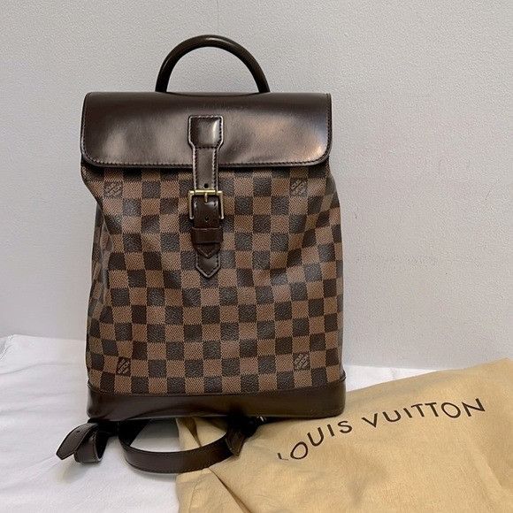 Louis Vuitton Louis Vuitton Damier Ebene Soho Vintage Backpack Size ONE SIZE - 2 Thumbnail