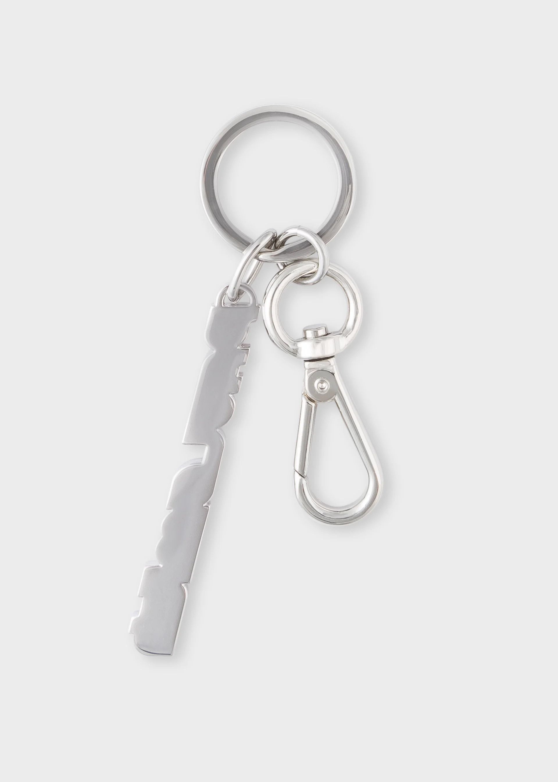 Paul Smith PAUL SMITH Artist Stripe enameled metal logo keyring Size ONE SIZE - 2 Thumbnail