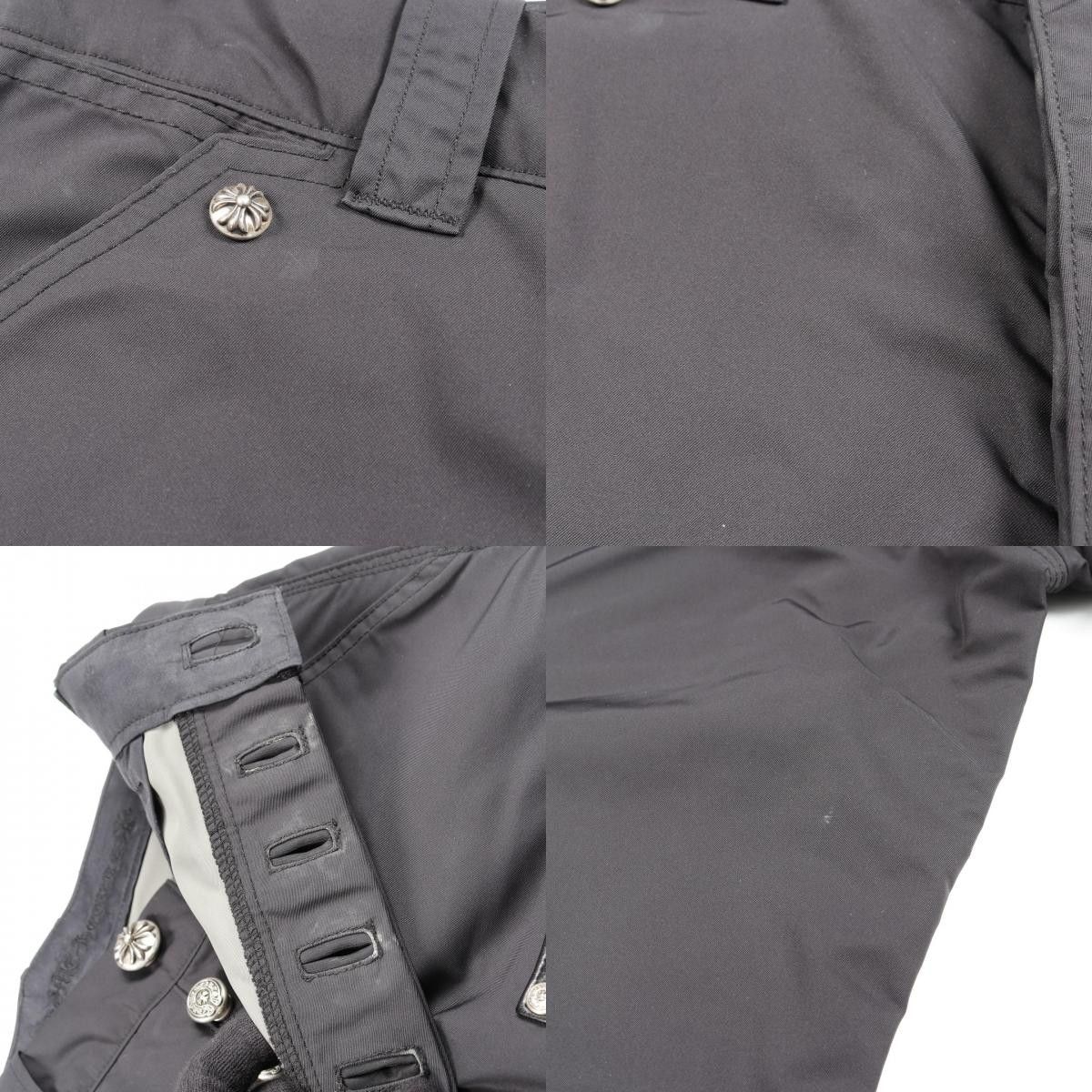 Chrome Hearts Chrome Hearts Cross Ball Button Pants Size US 29 - 5 Thumbnail