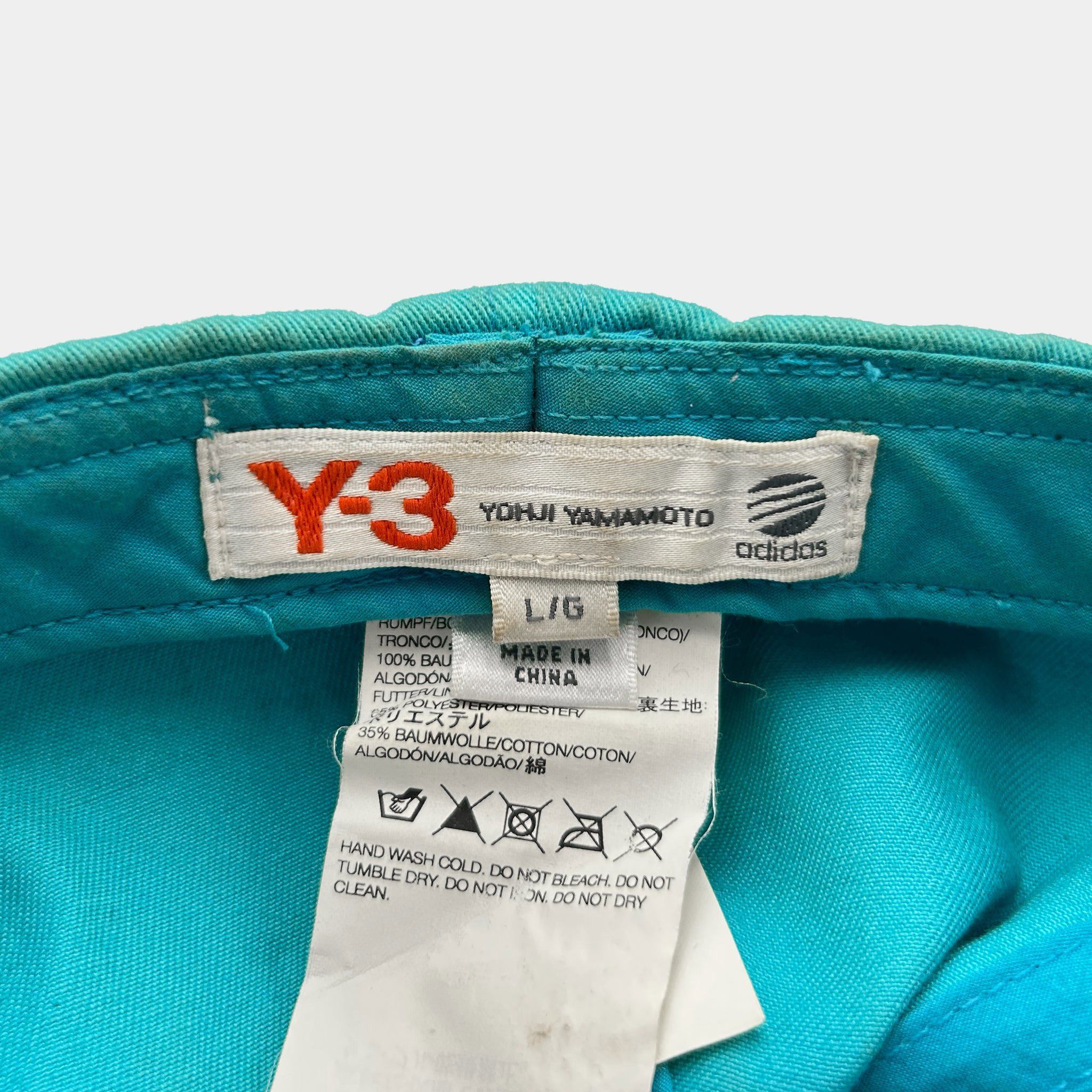 Y-3 Adidas x Y-3 Teal Cap Size ONE SIZE - 5 Thumbnail