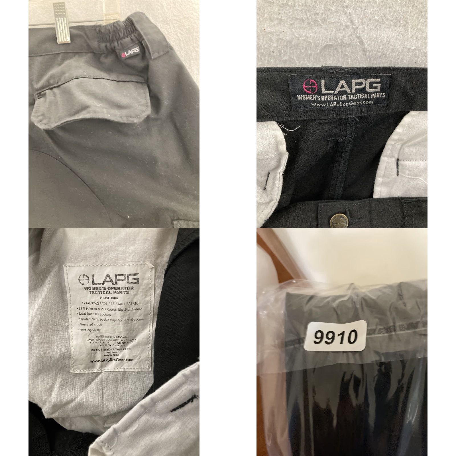 Vintage LAPG Womens Stretch Ops Tactical Pants 36 Black Pants Women Regular Size 20 Cargo Modern Utility Stretch LAPG Size 42" / US 20 - 8 Thumbnail