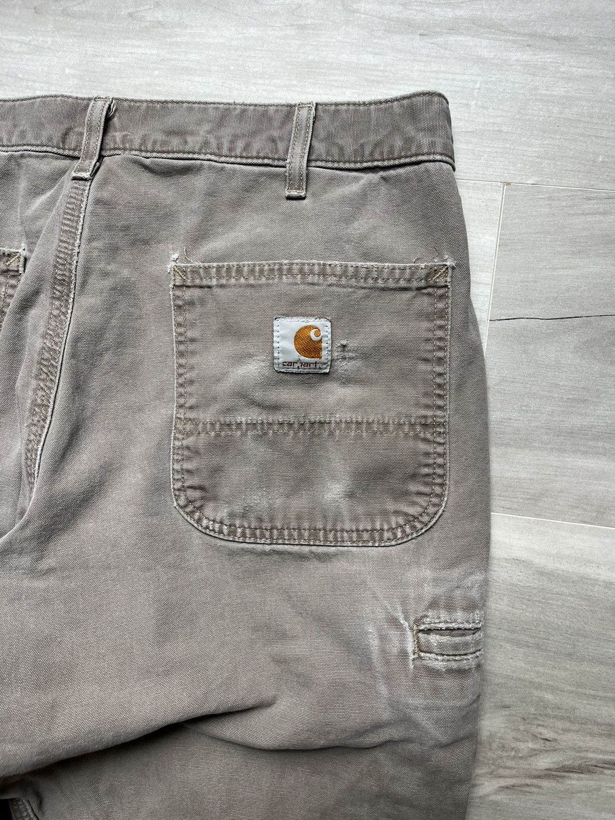 Carhartt Vintage Thrashed Carhartt pants Sz:34x28 tag:34x30 Size US 34 / EU 50 - 4 Thumbnail