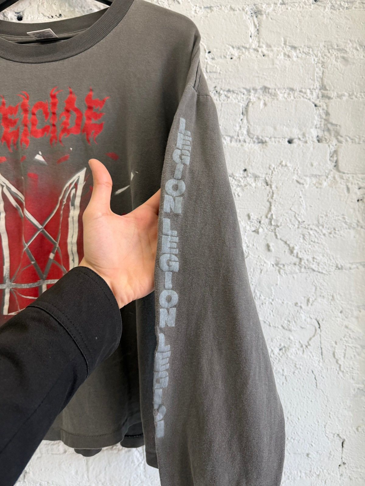 Vintage 1992 DEICIDE ‘LEGION TOUR’ L/S TEE Size US L / EU 52-54 / 3 - 3 Thumbnail