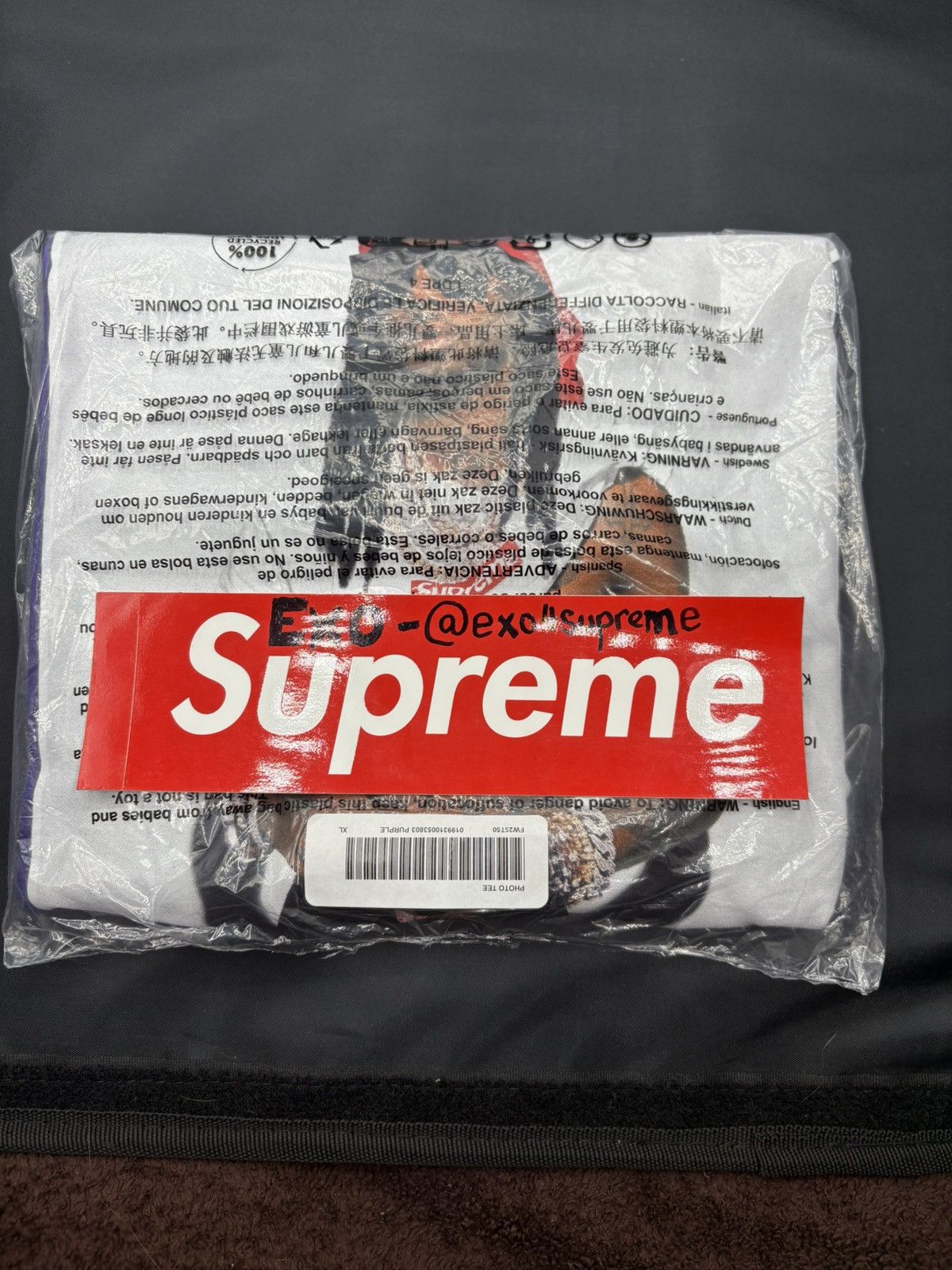 Supreme Supreme Playboi Carti Photo Tee - Purple - XL Size US XL / EU 56 / 4 - 6 Thumbnail