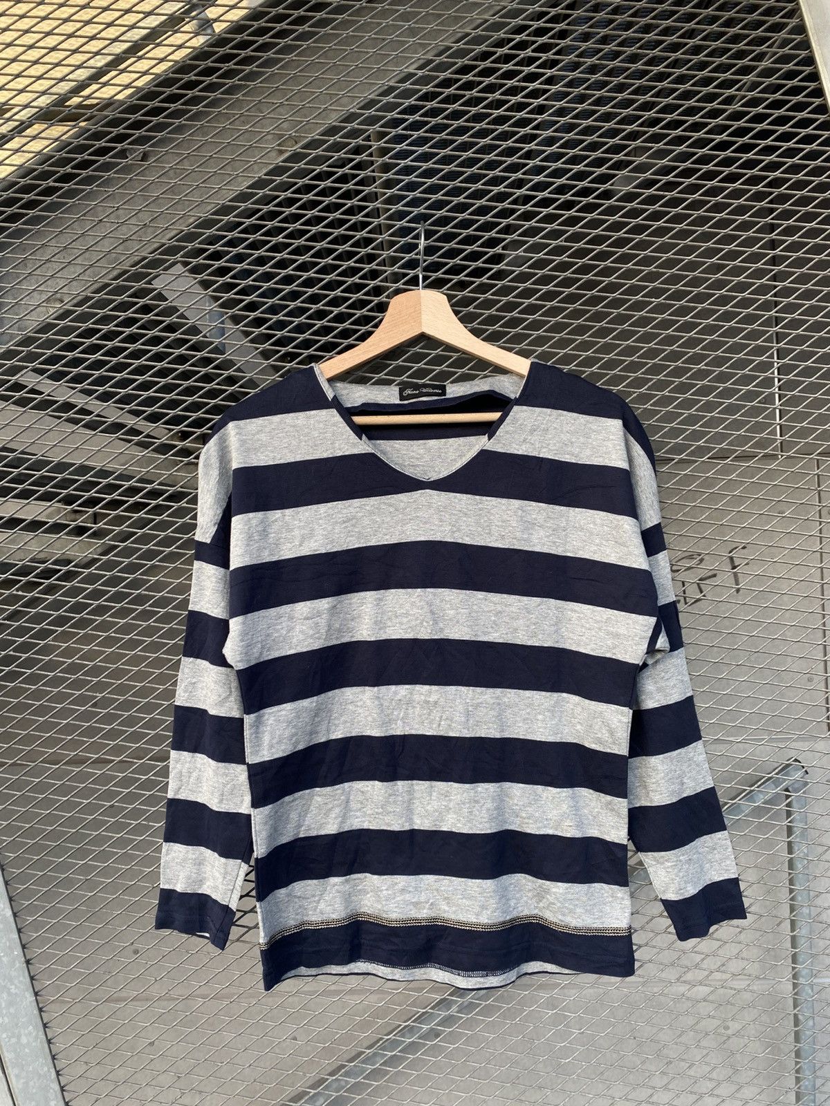 Nano Universe Stripe Y2K Longsleeve