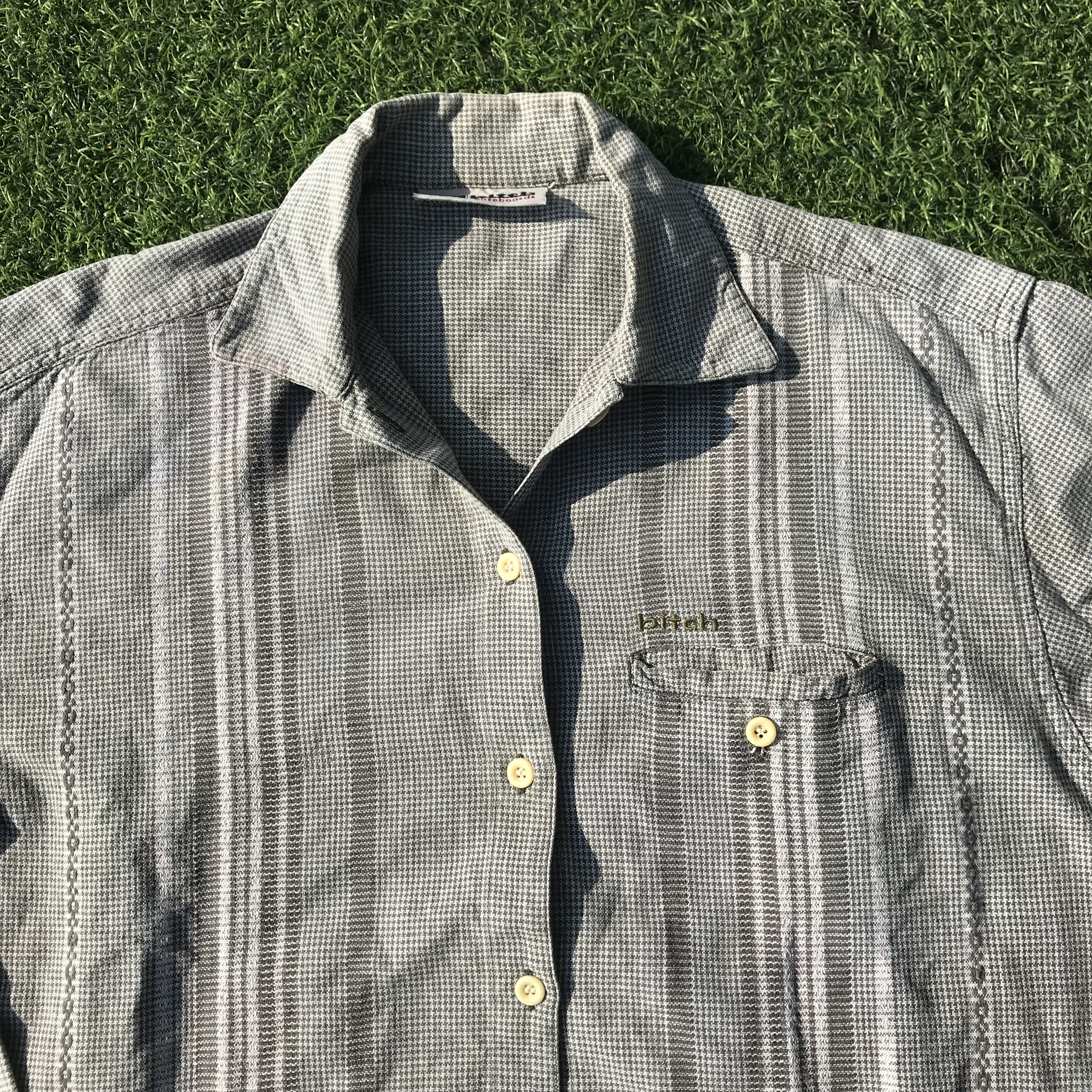 Vintage Vintage Bitch Skateboards Stripe long sleeve shirt Size US L / EU 52-54 / 3 - 3 Thumbnail