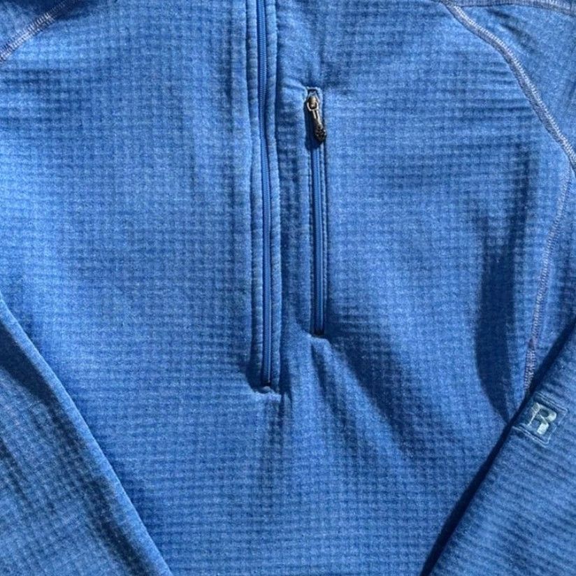 Patagonia Patagonia Women’s S R1 Regulator Waffle Flash 1/2 Zip Fleece Pullover Midlayer Blue Size S / US 4 / IT 40 - 3 Thumbnail
