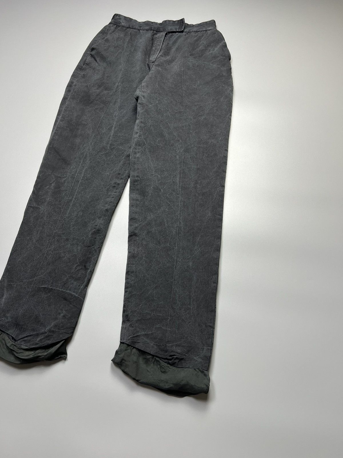 Prada Prada - 1990s MiuMiu Era Washed Design Trouser Pants Size 30" / US 8 / IT 44 - 2 Thumbnail